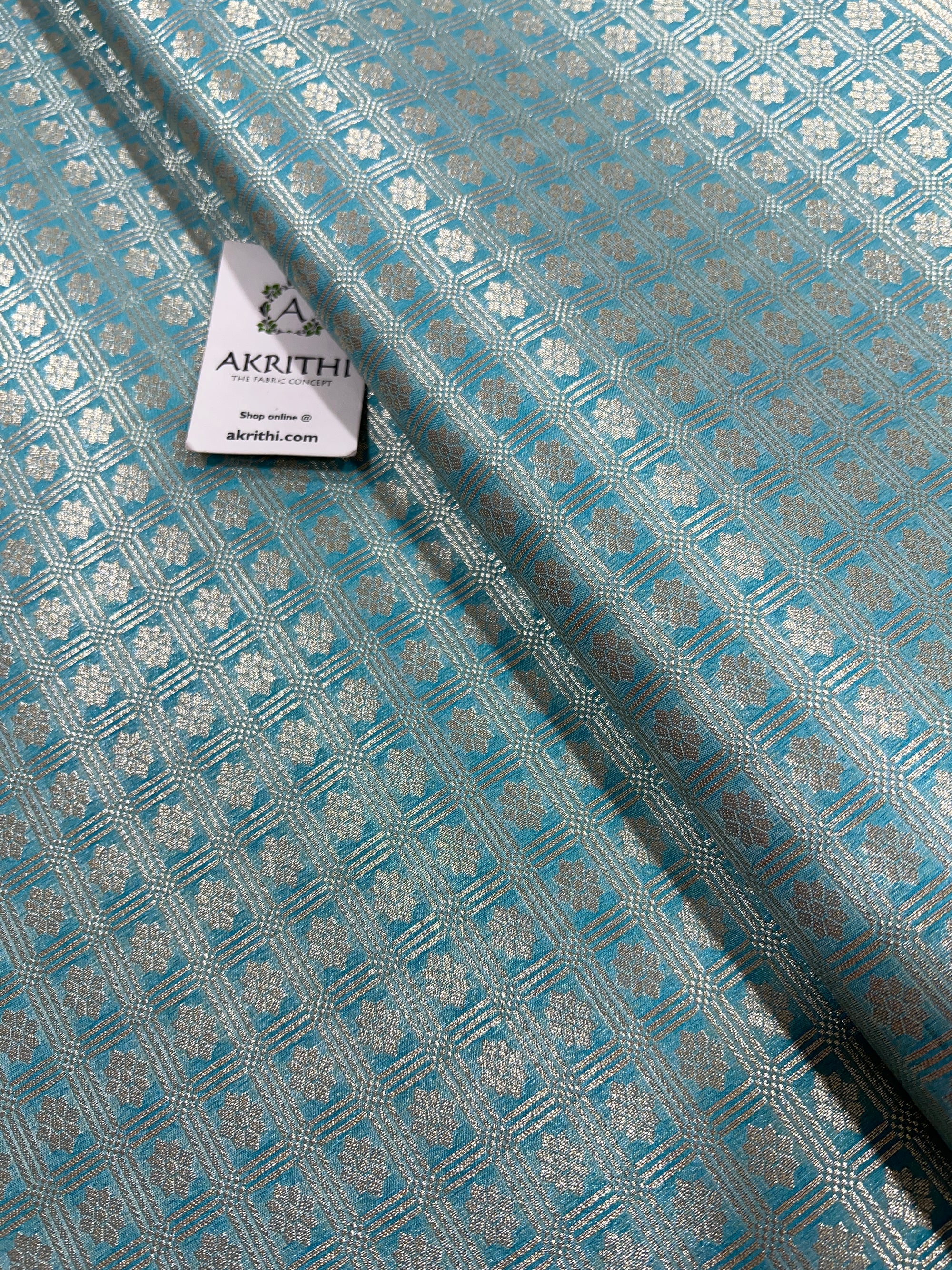 Pure Banarasi brocade fabric