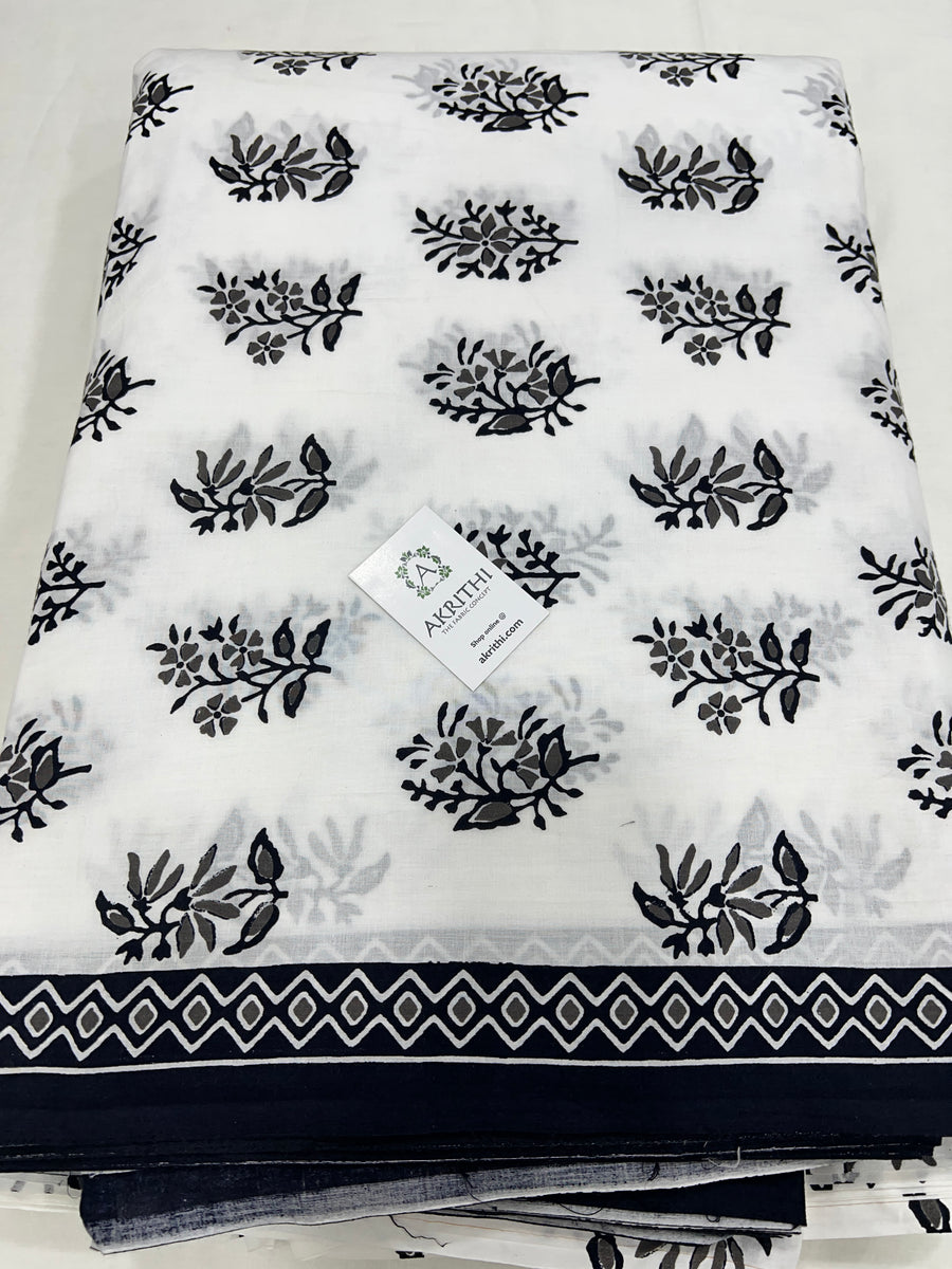 Printed pure cotton fabric