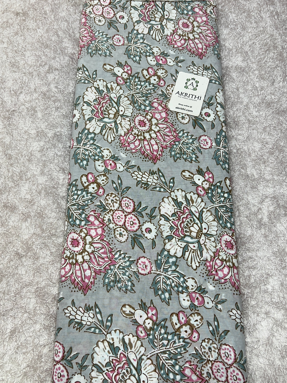 Printed pure cotton fabric