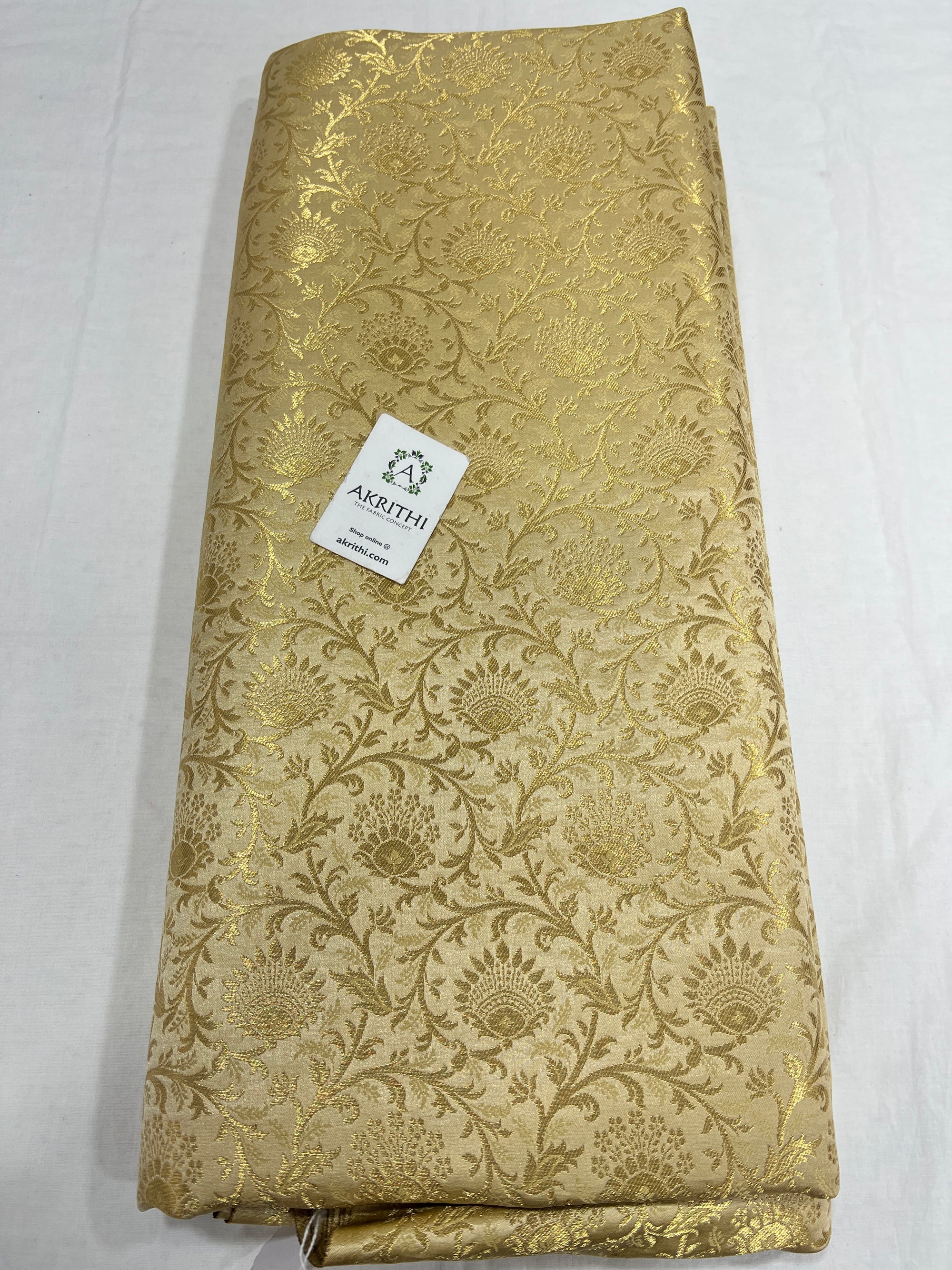 Pure Banarasi brocade fabric