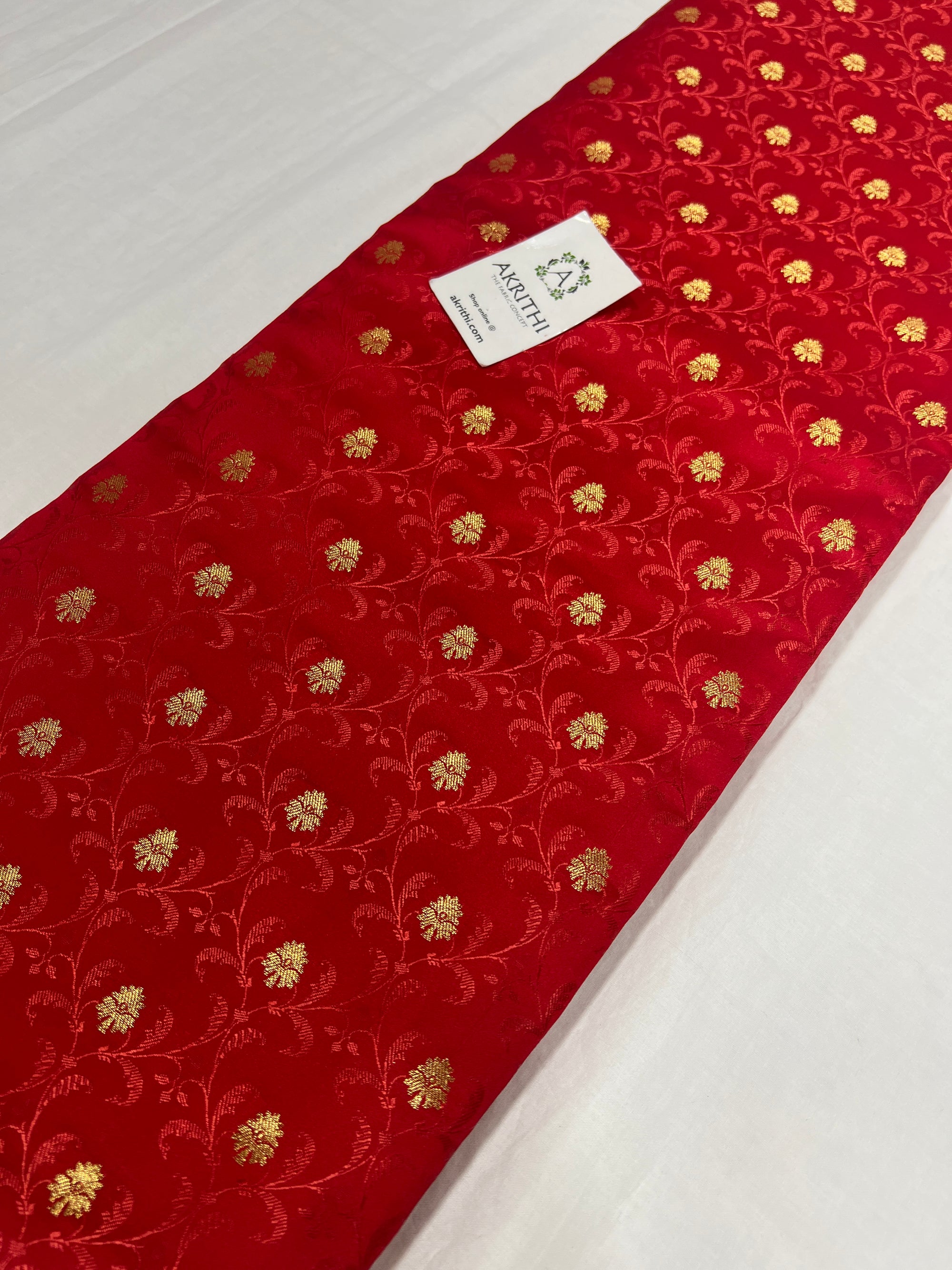 Pure Banarasi brocade fabric