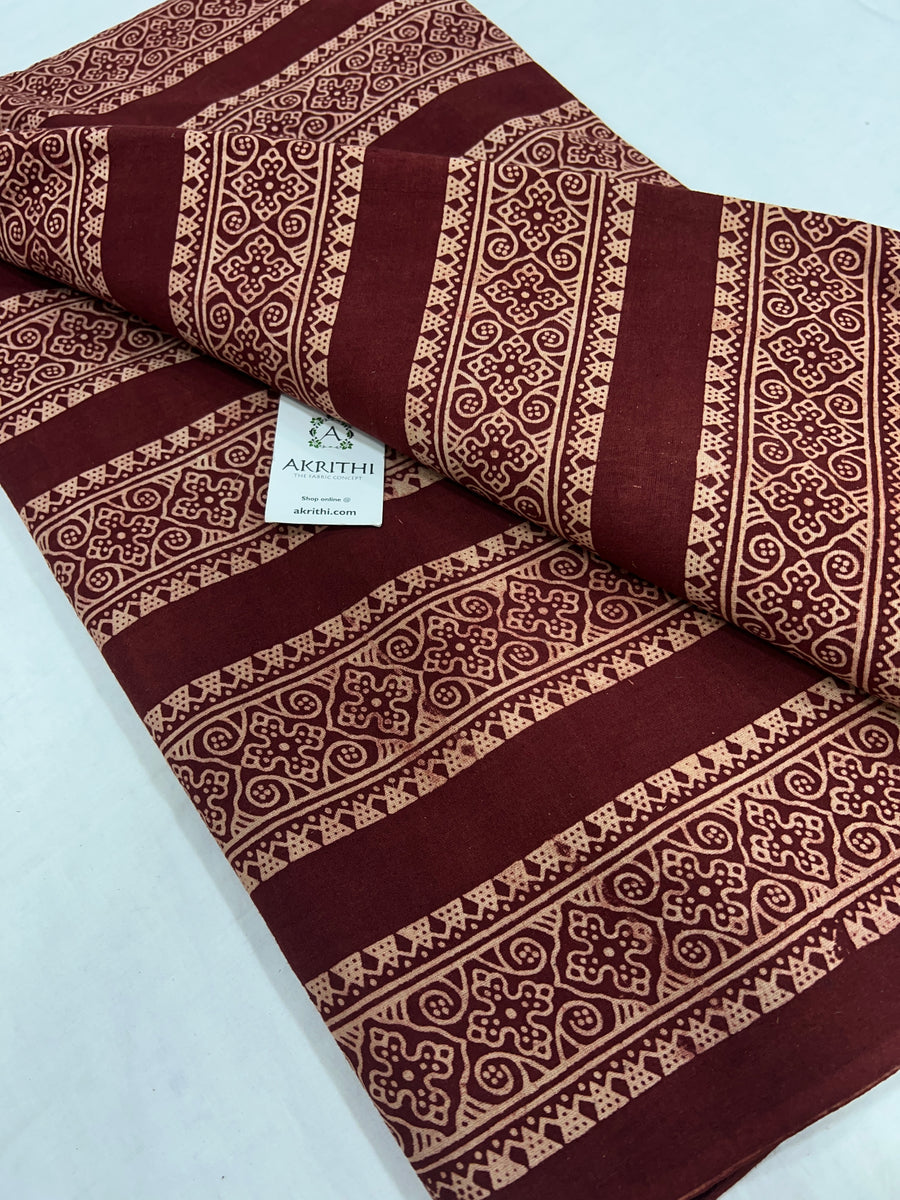 Printed pure cotton fabric