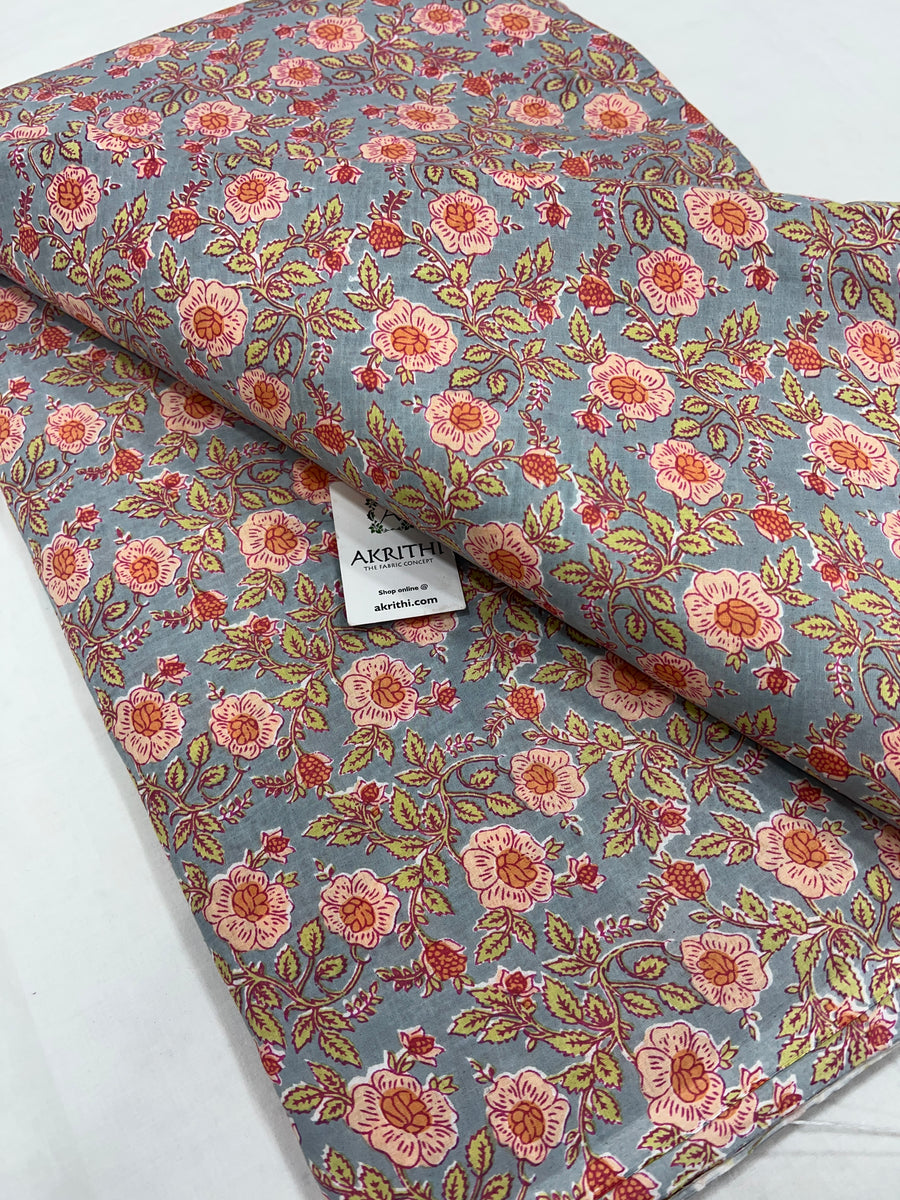 Printed pure cotton fabric