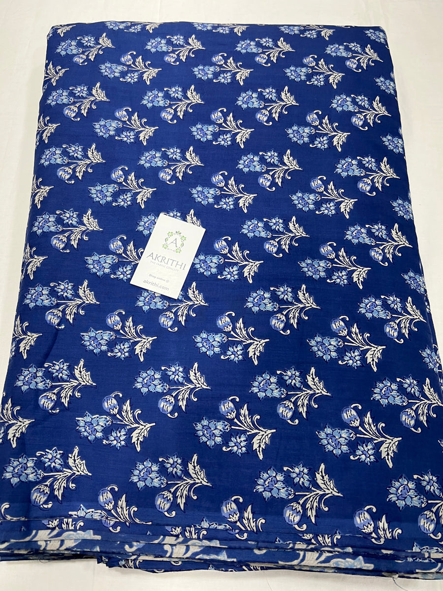 Printed pure cotton fabric