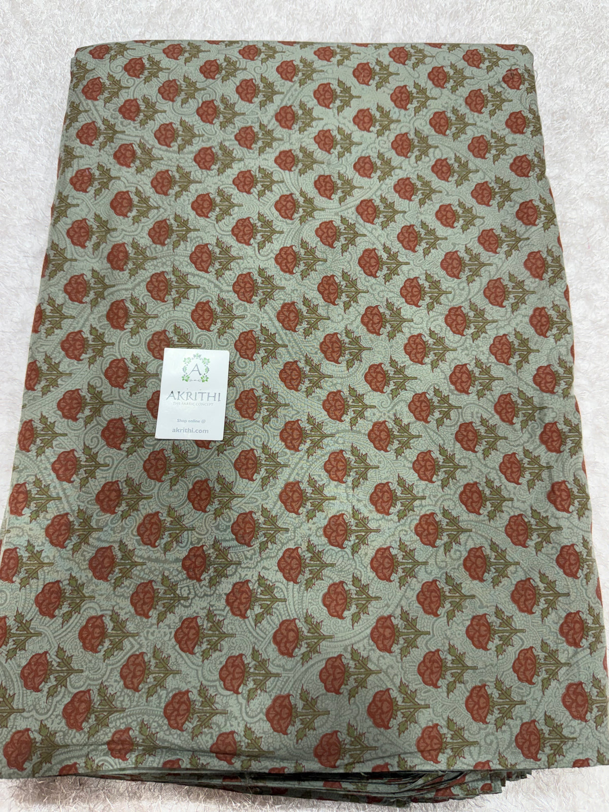 Printed pure cotton fabric