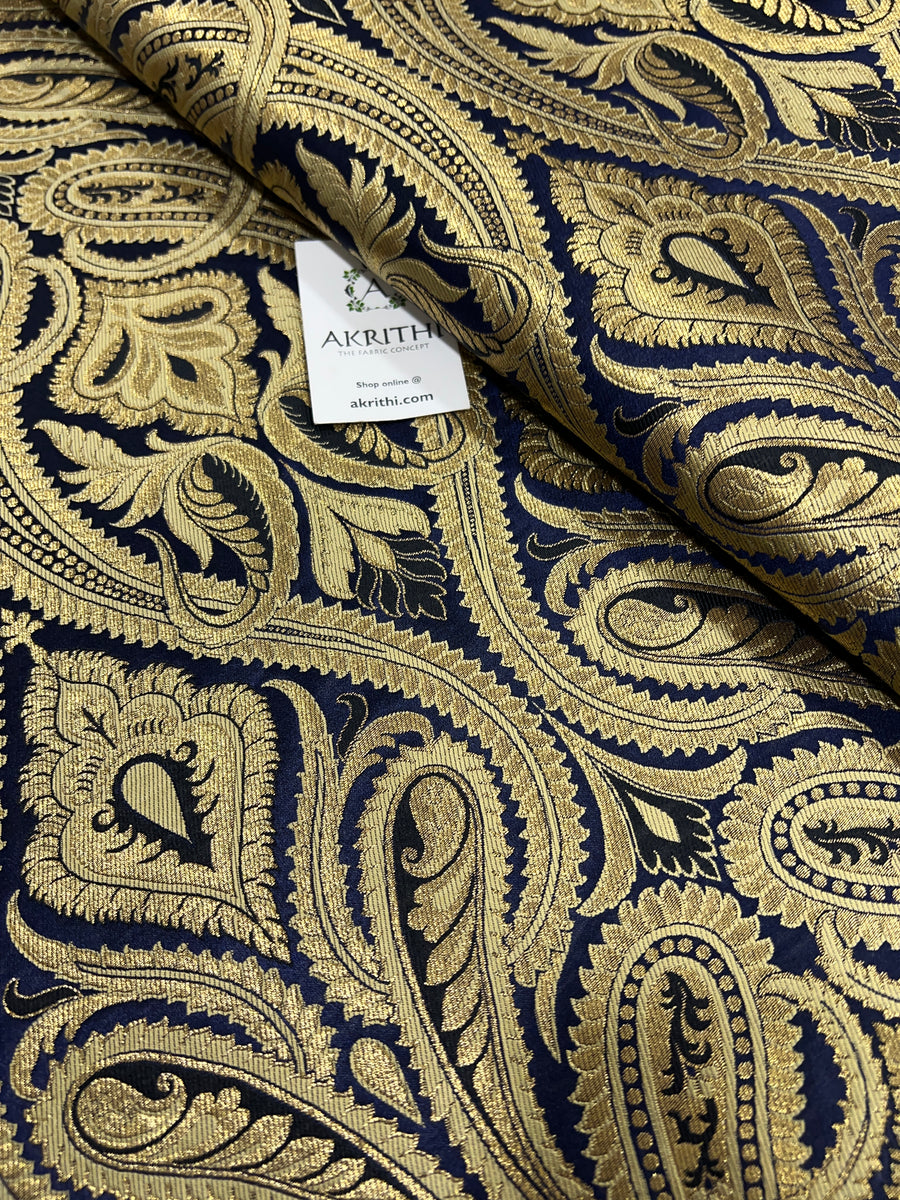 Pure Banarasi brocade fabric