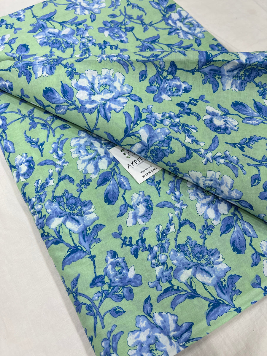 Printed pure cotton fabric