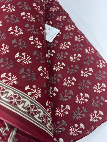 Printed pure cotton fabric