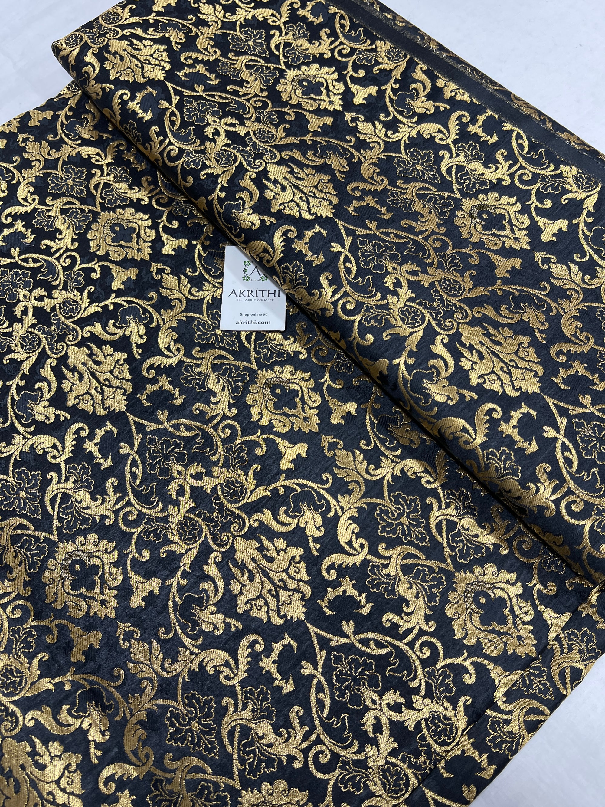 Pure Banarasi brocade fabric