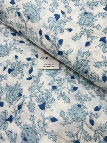 Printed pure cotton fabric