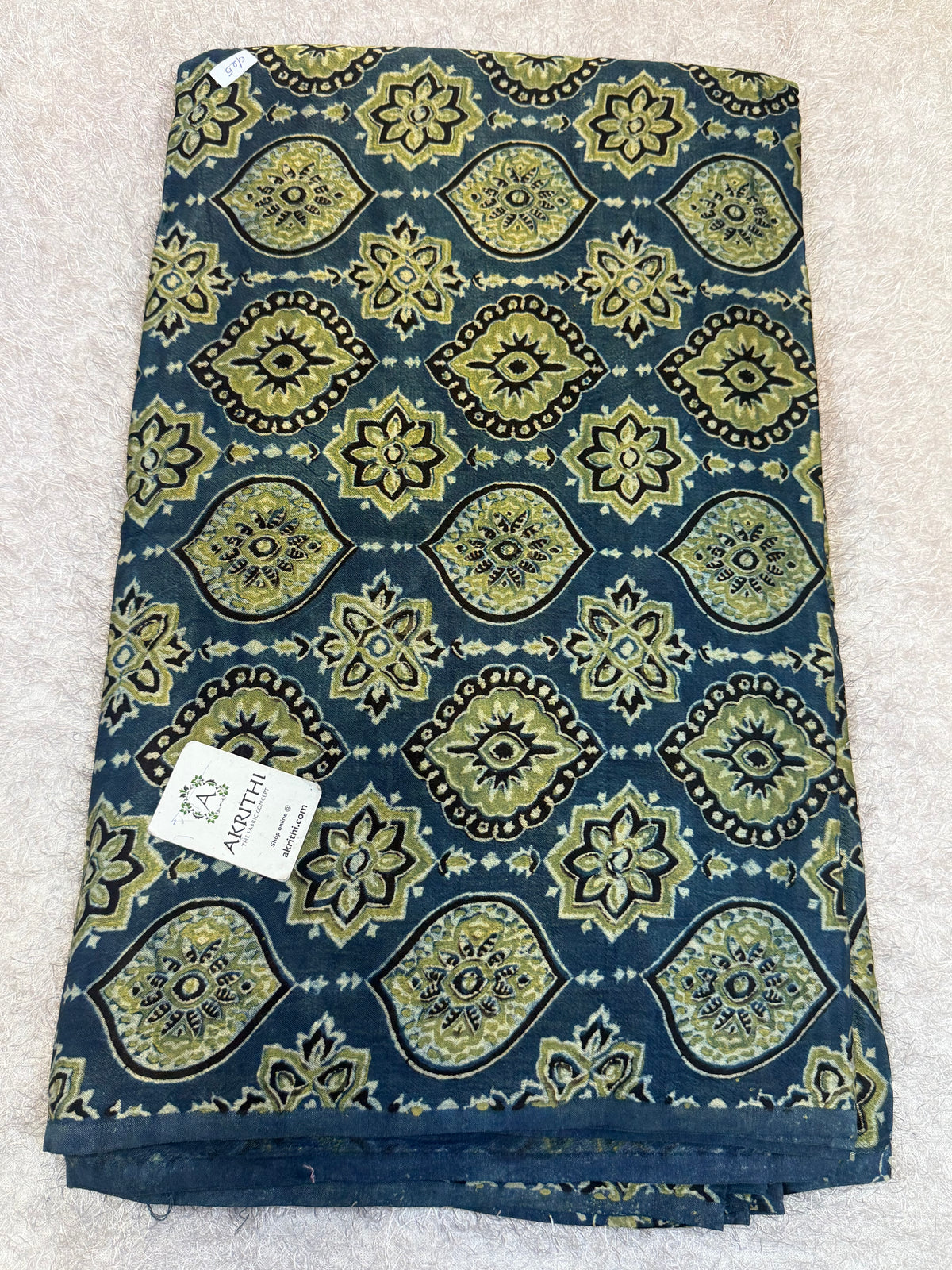 Ajrakh pure mashru silk fabric