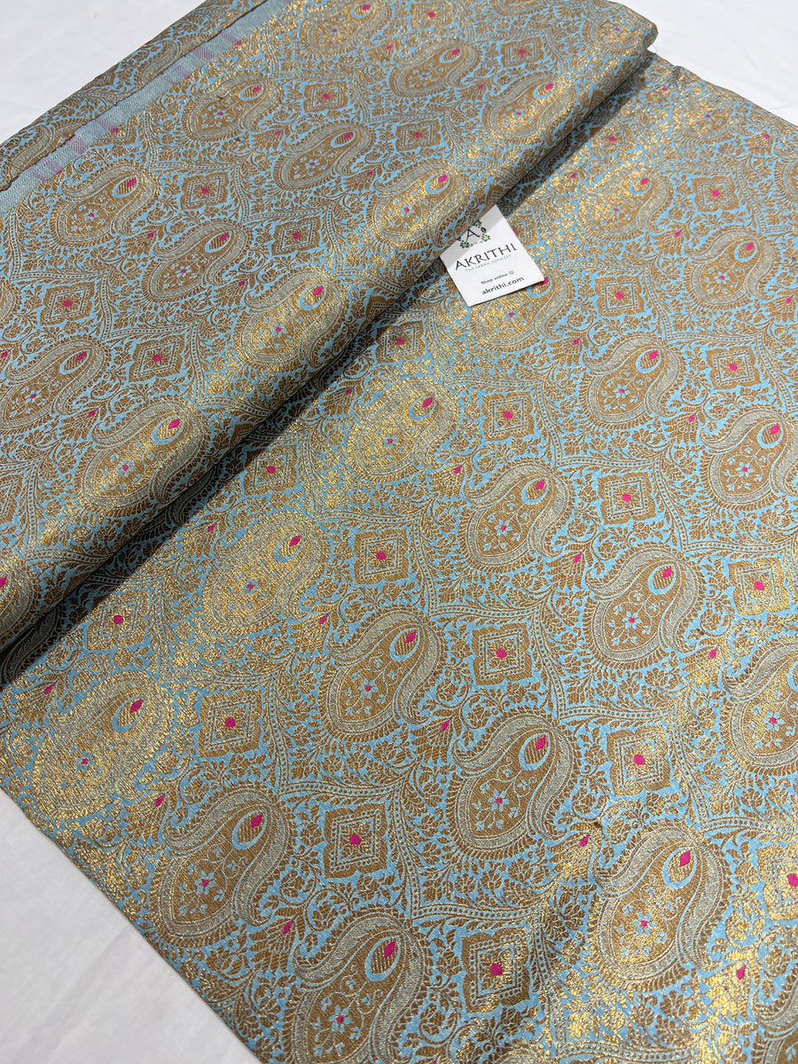 Pure Banarasi brocade fabric