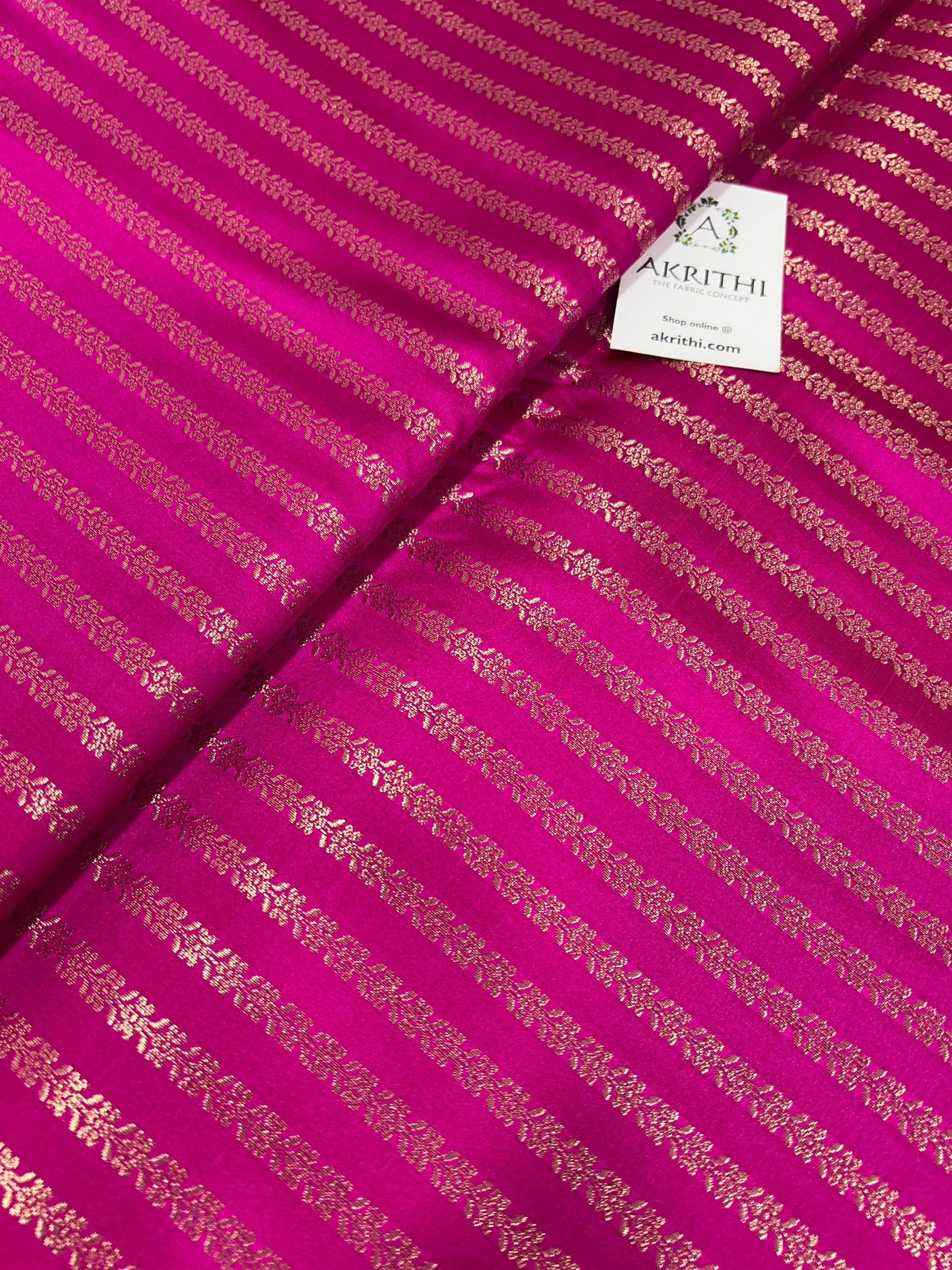 Pure Banarasi brocade fabric