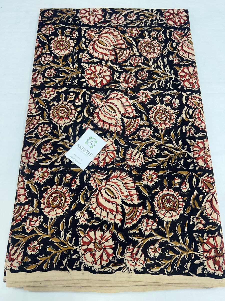 Hand block Printed pure cotton fabric