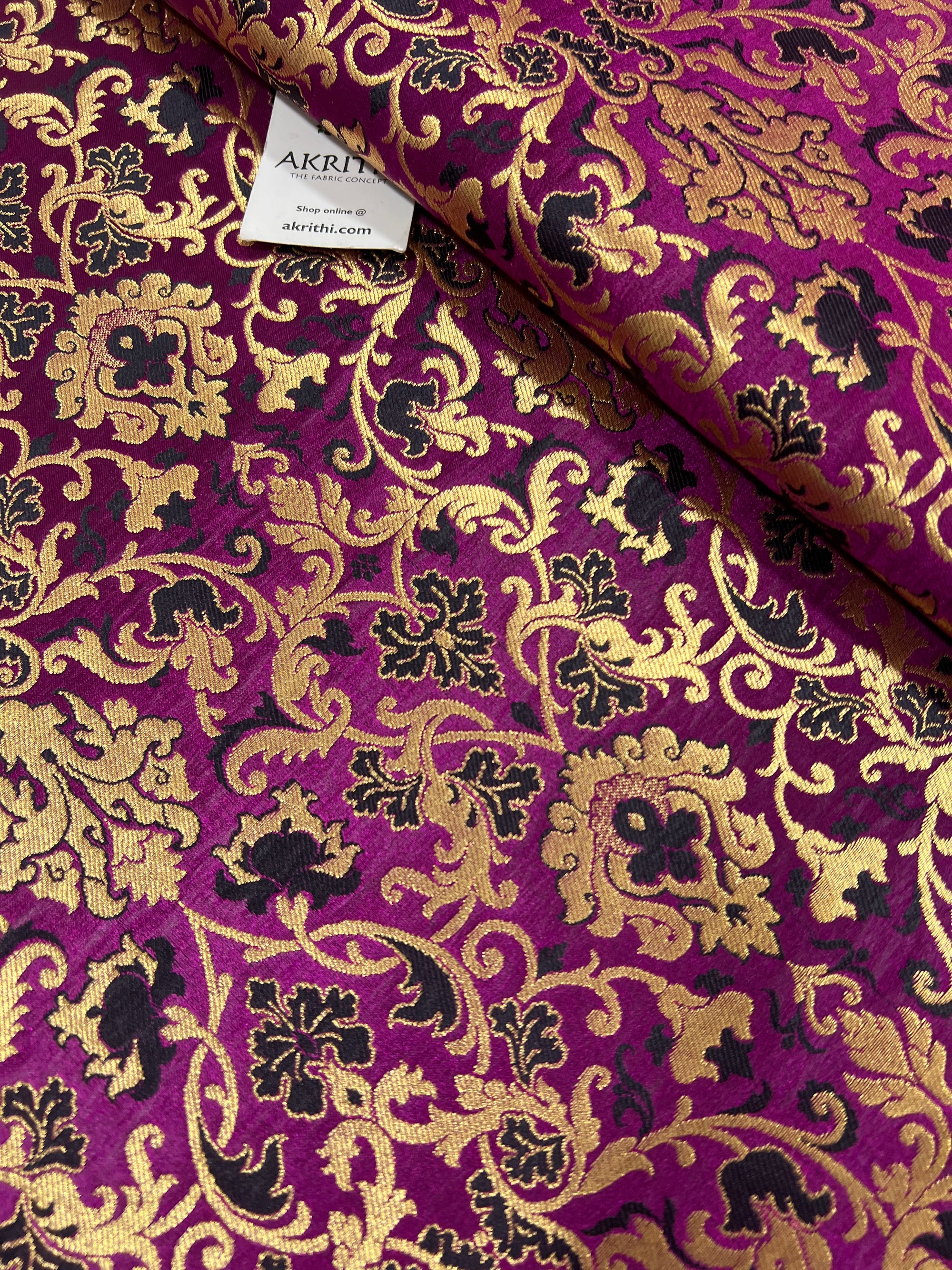 Pure Banarasi brocade fabric