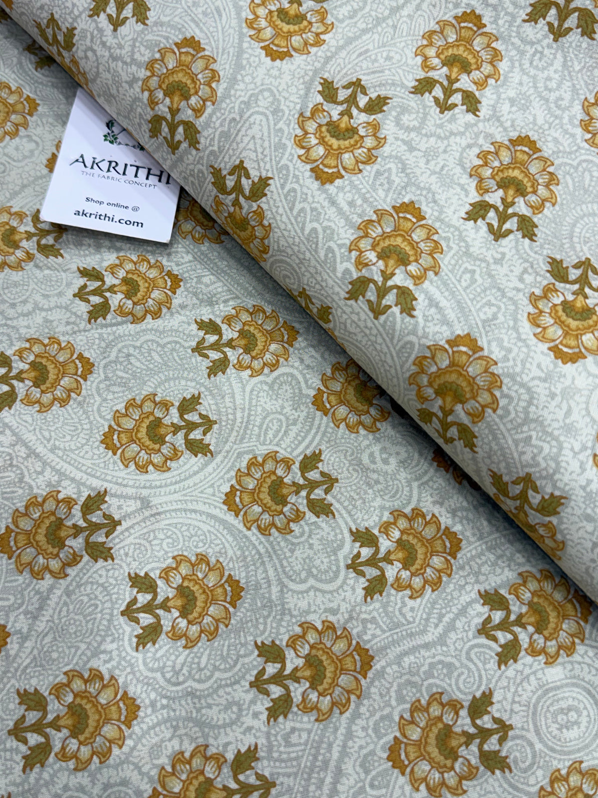 Printed pure cotton fabric