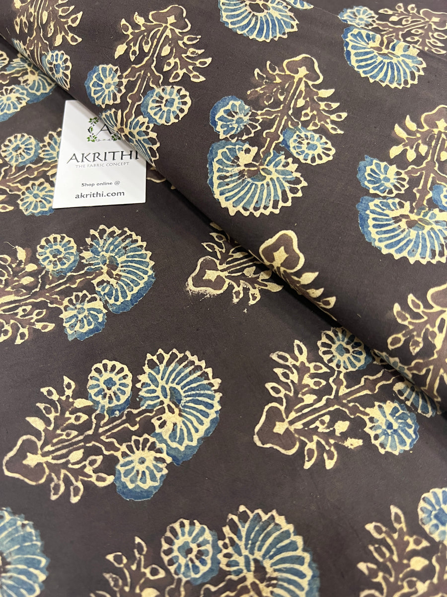 Ajrakh pure cotton fabric