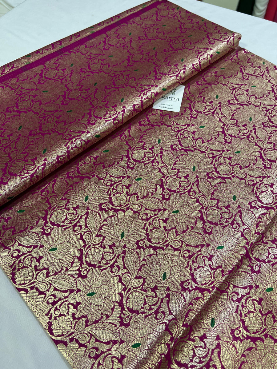 Banarasi brocade fabric 70 cms cut