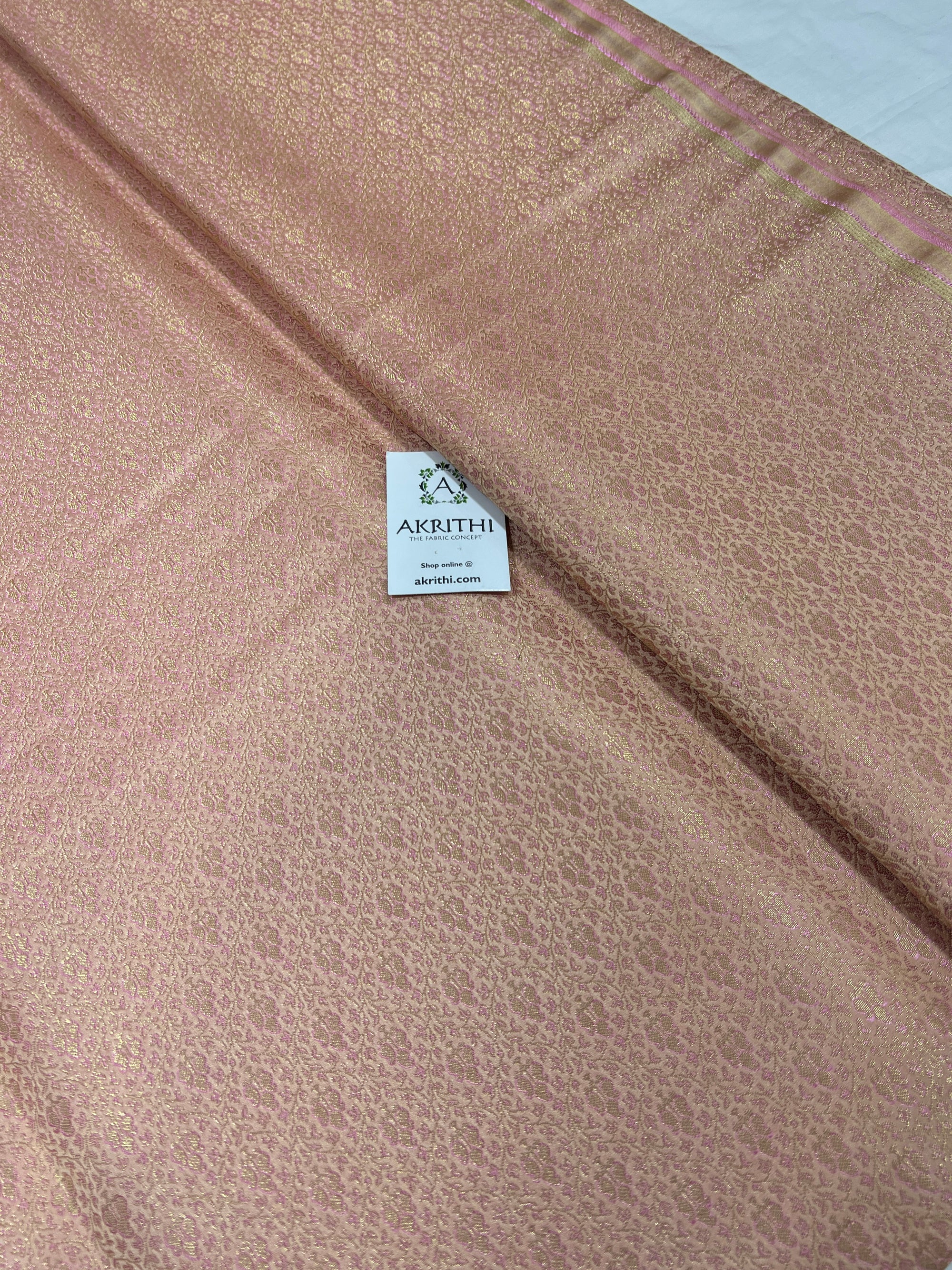 Pure Banarasi brocade fabric