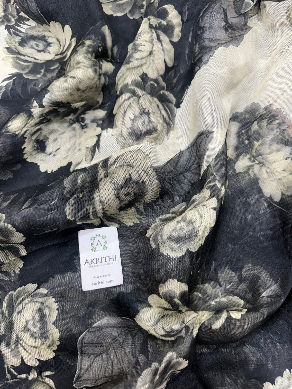 Printed viscose jute fabric