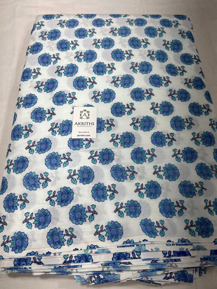 Printed pure cotton fabric