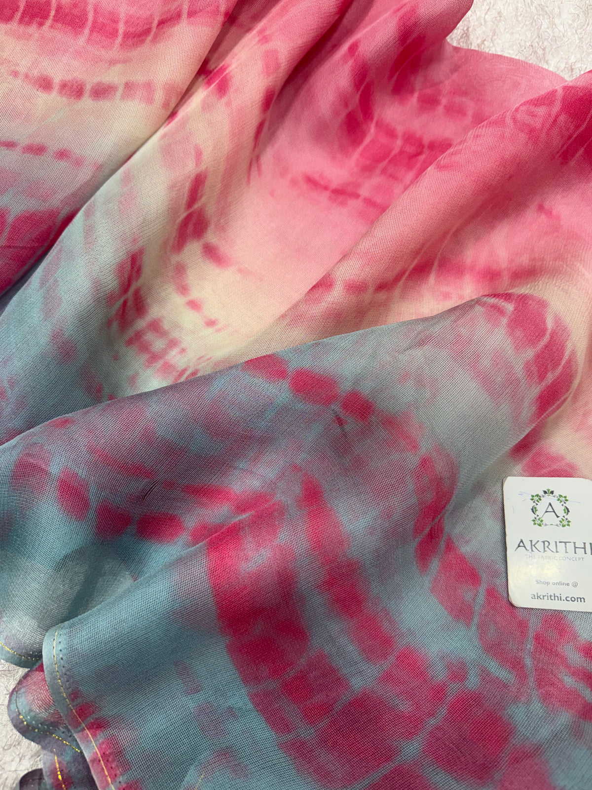 Printed viscose jute fabric