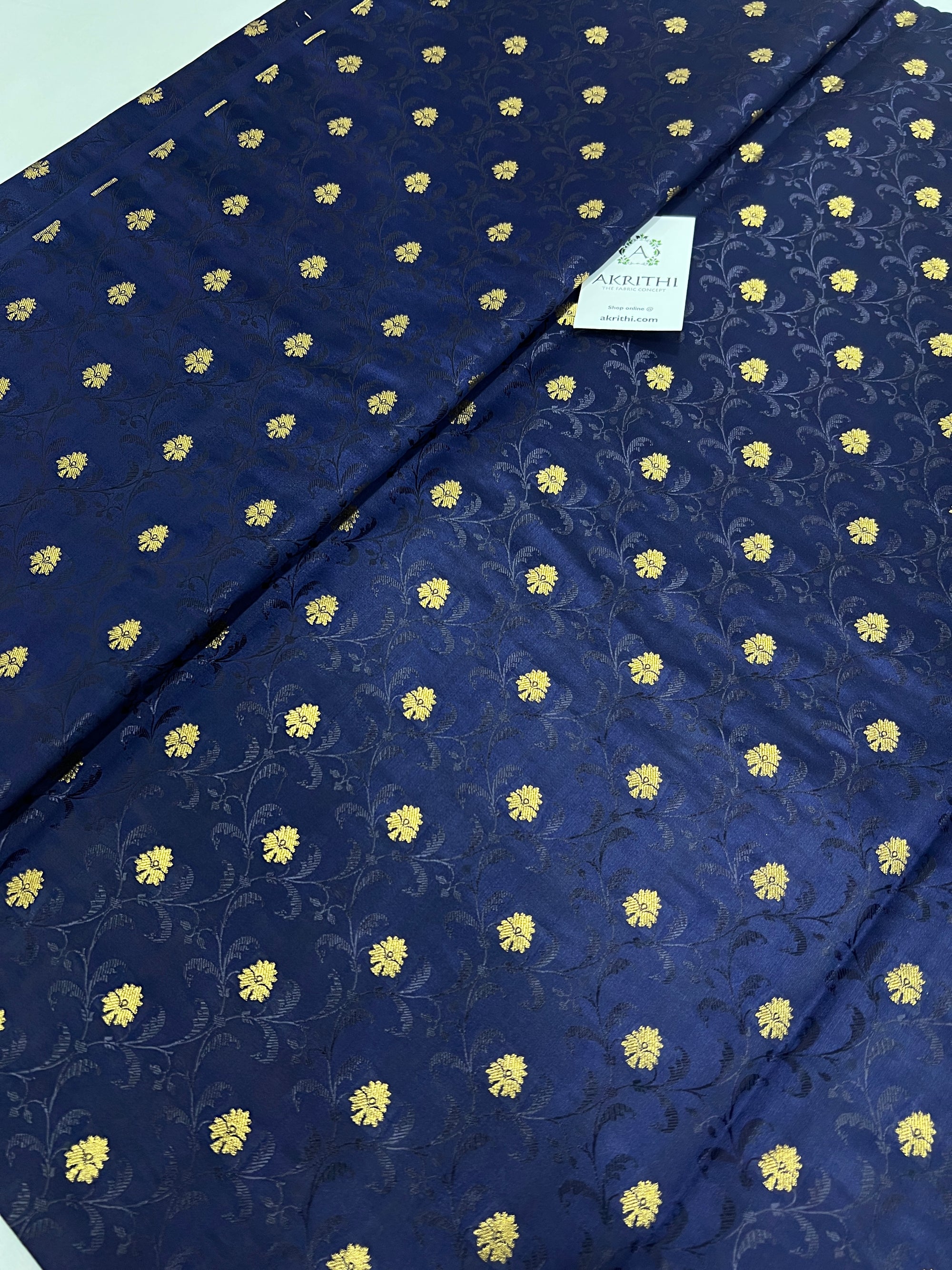 Pure Banarasi brocade fabric