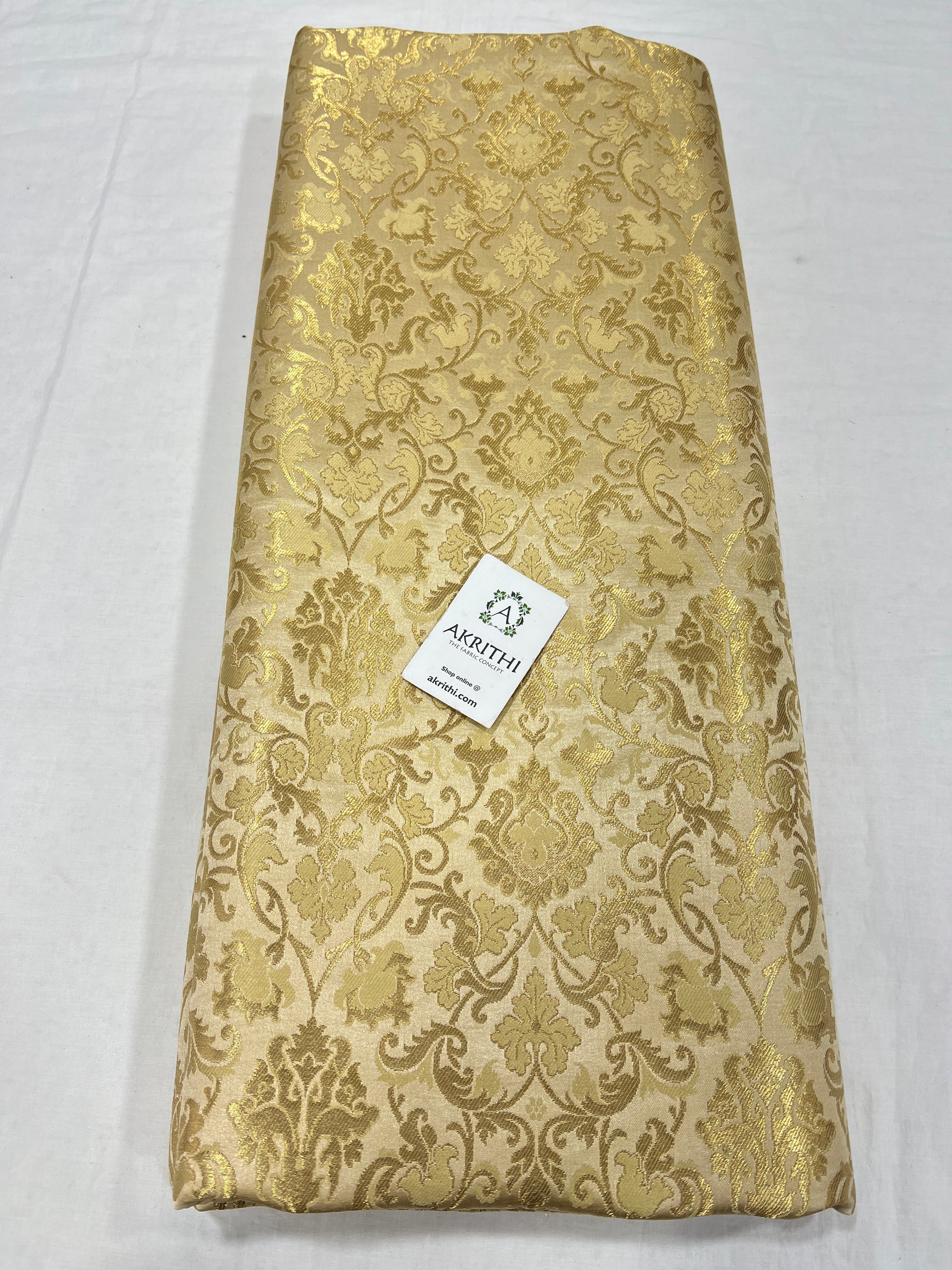 Pure Banarasi brocade fabric