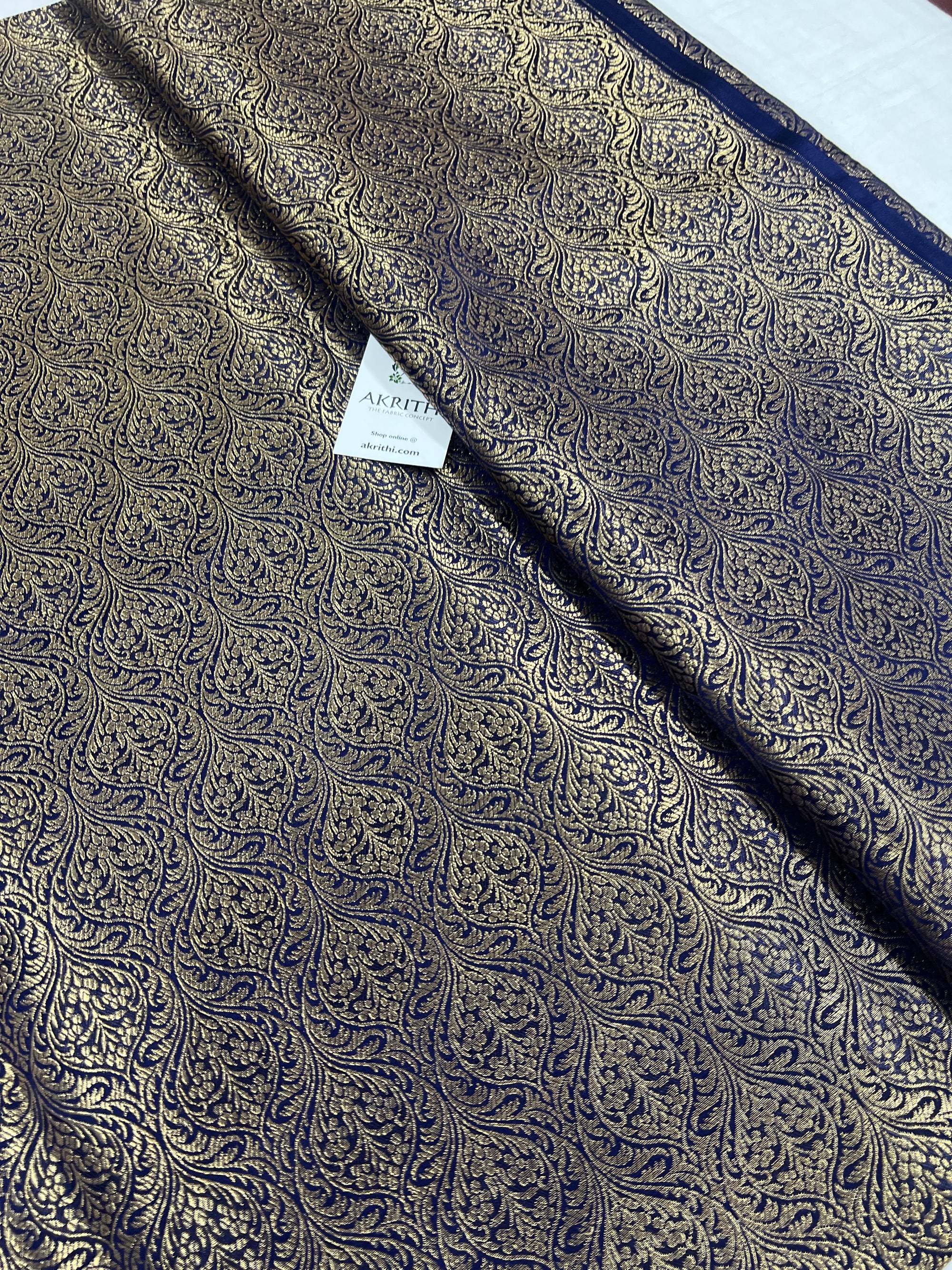 Pure Banarasi brocade fabric