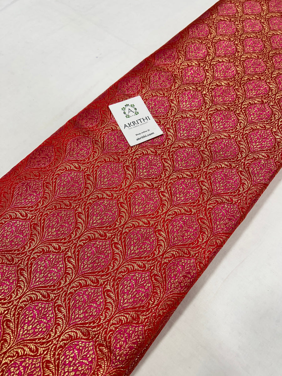 Pure Banarasi brocade fabric