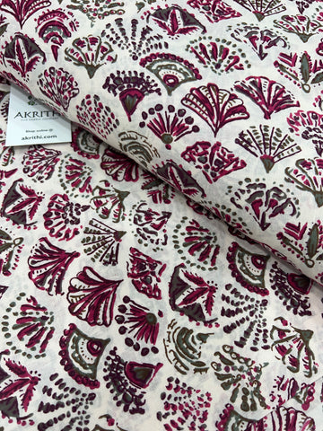 Printed pure cotton fabric