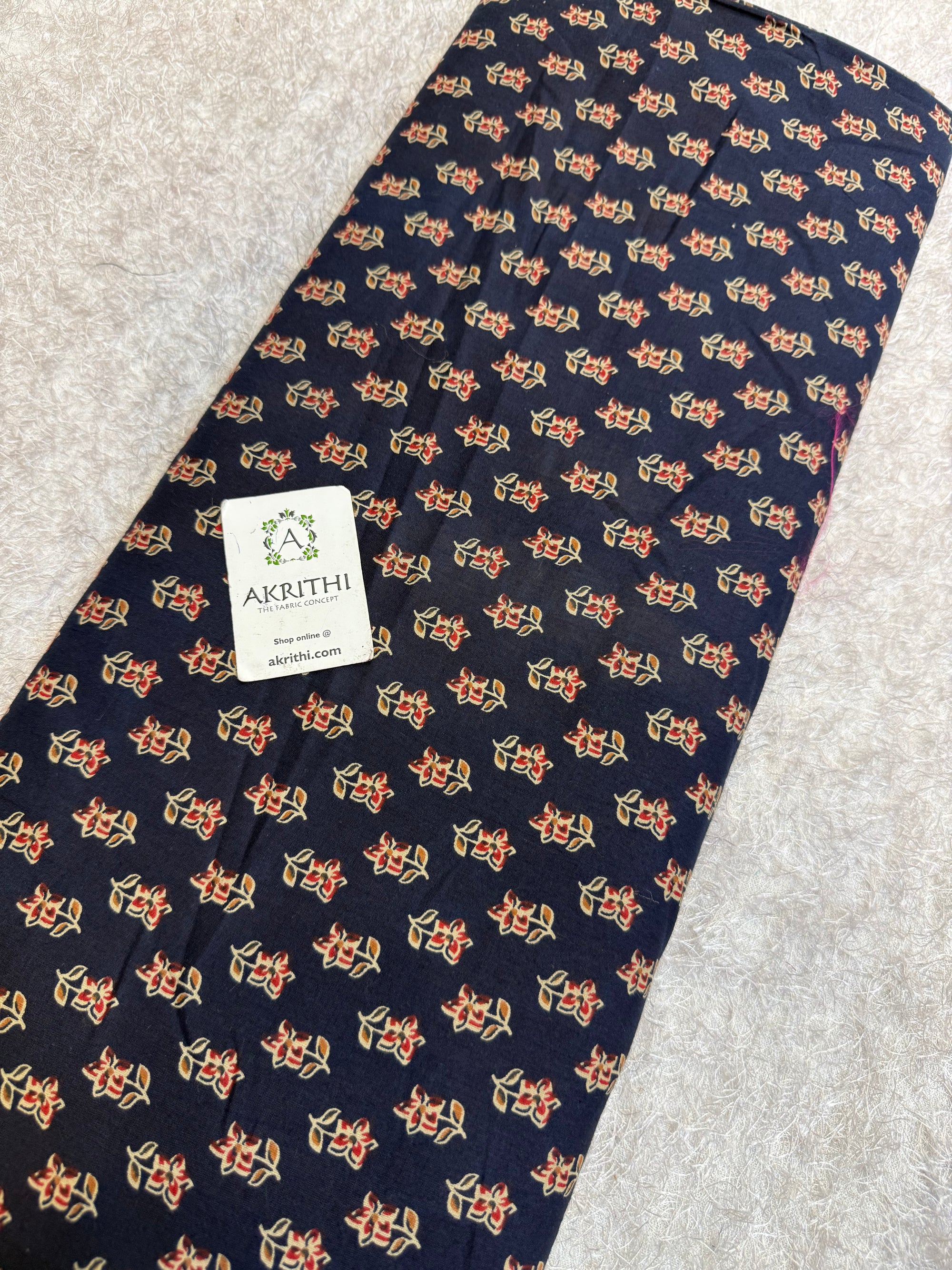 Printed pure cotton fabric