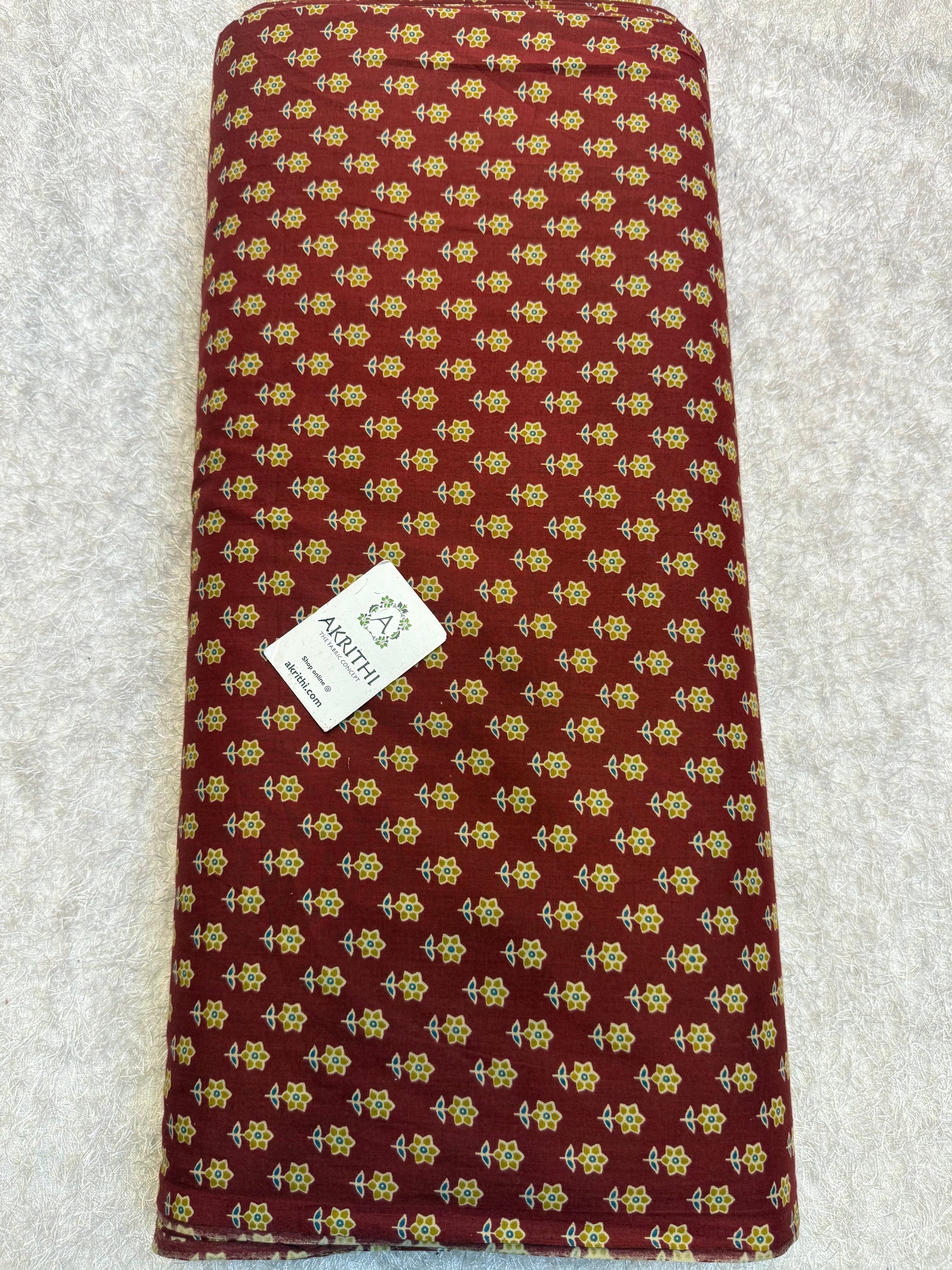 Printed pure cotton fabric