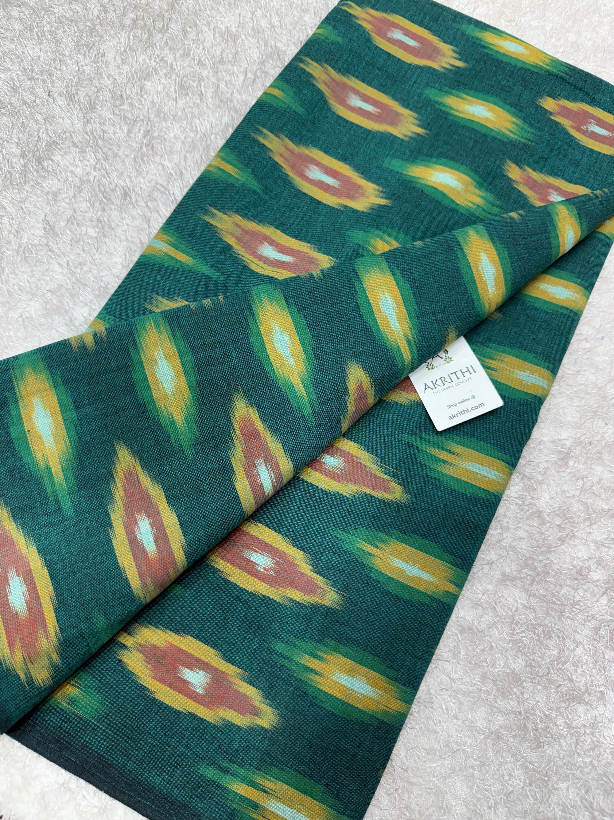 Pochampally Ikat pure cotton fabric