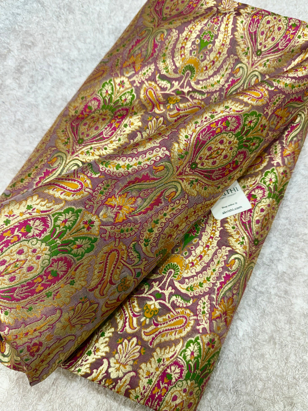Pure Banarasi Kim khwab fabric