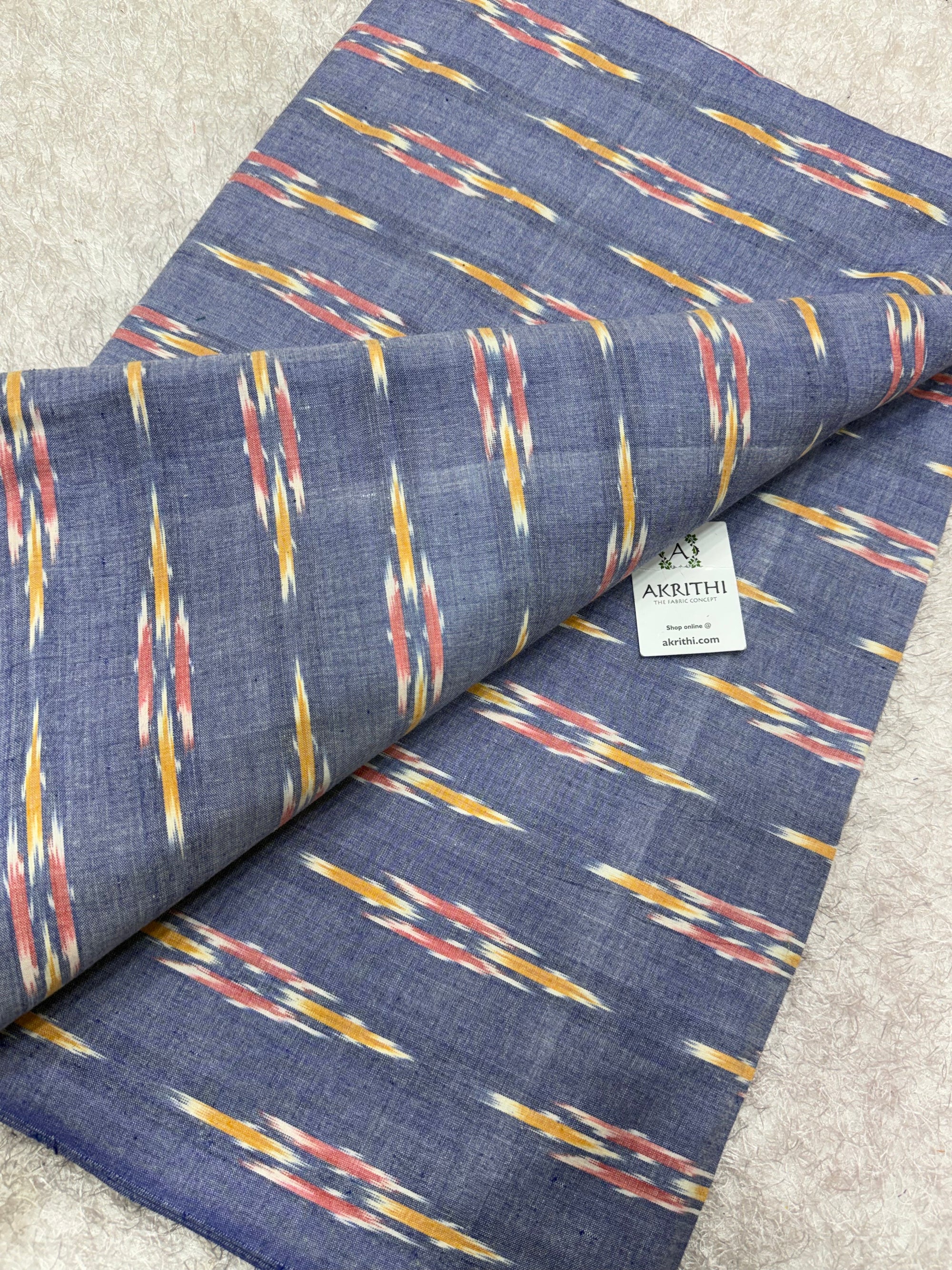 Pochampally Ikat pure cotton fabric