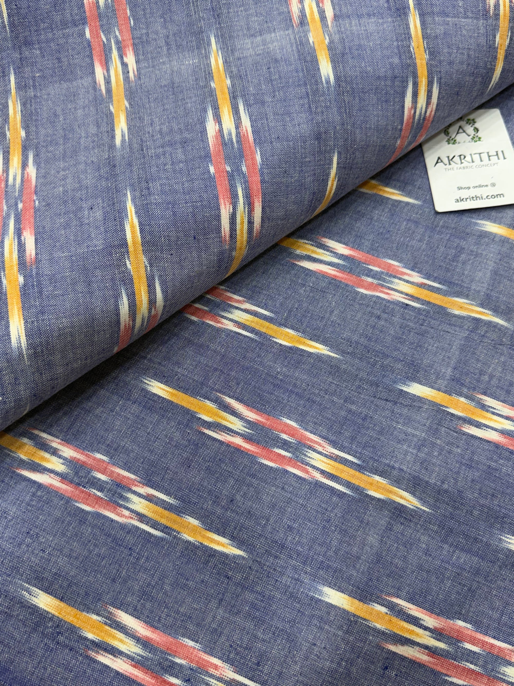 Pochampally Ikat pure cotton fabric