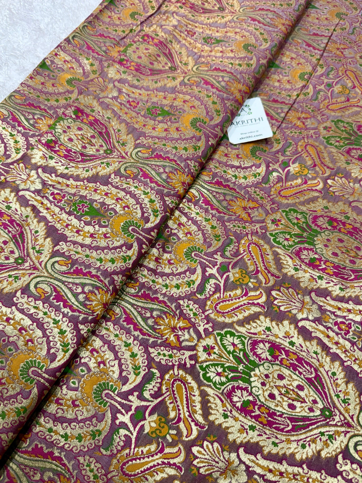 Pure Banarasi Kim khwab fabric
