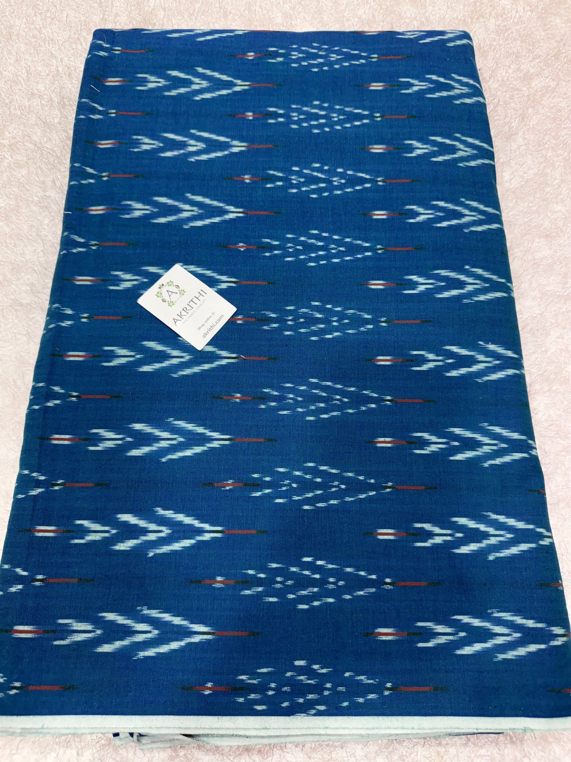 Pochampally Ikat pure cotton fabric