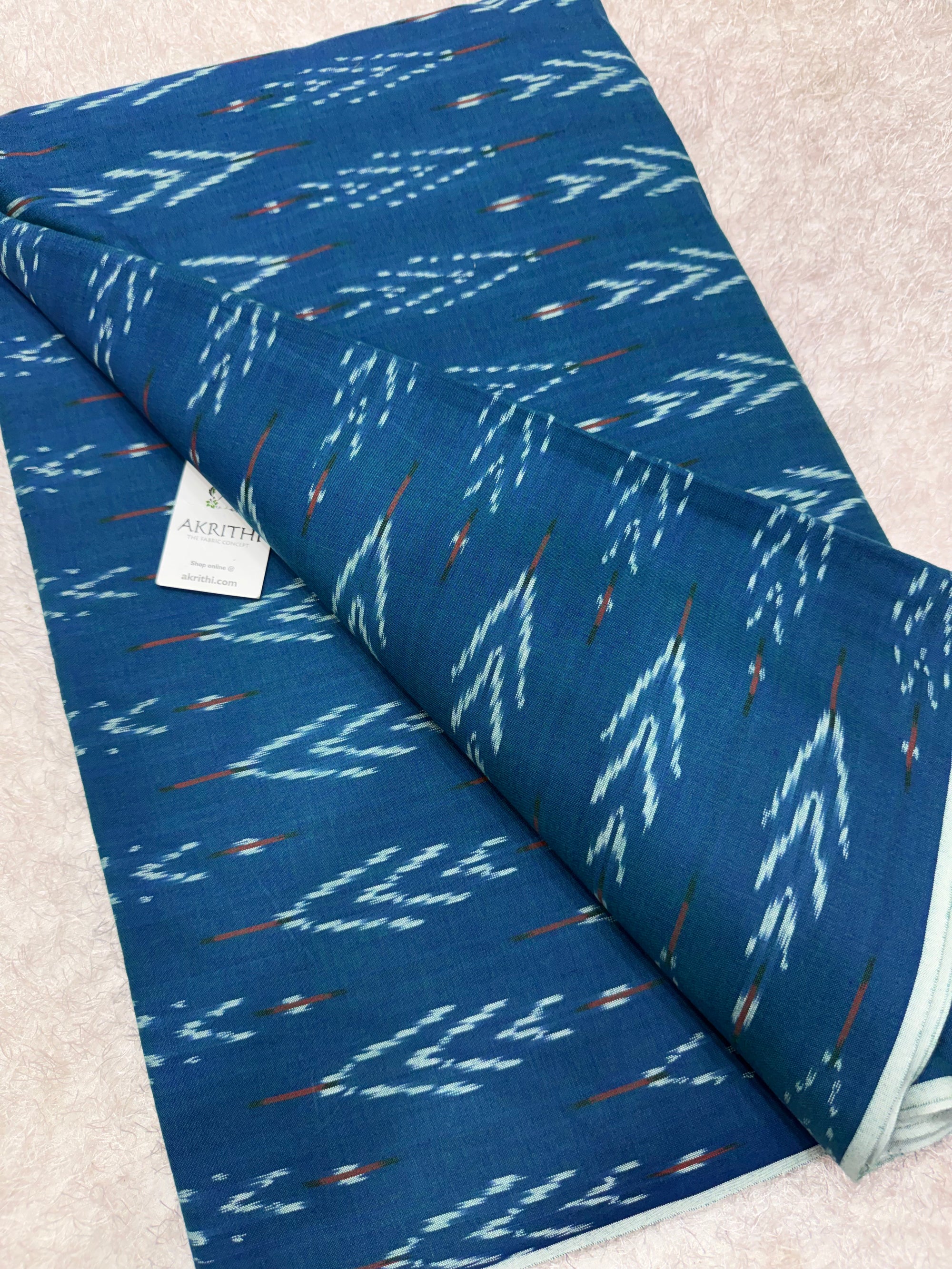 Pochampally Ikat pure cotton fabric