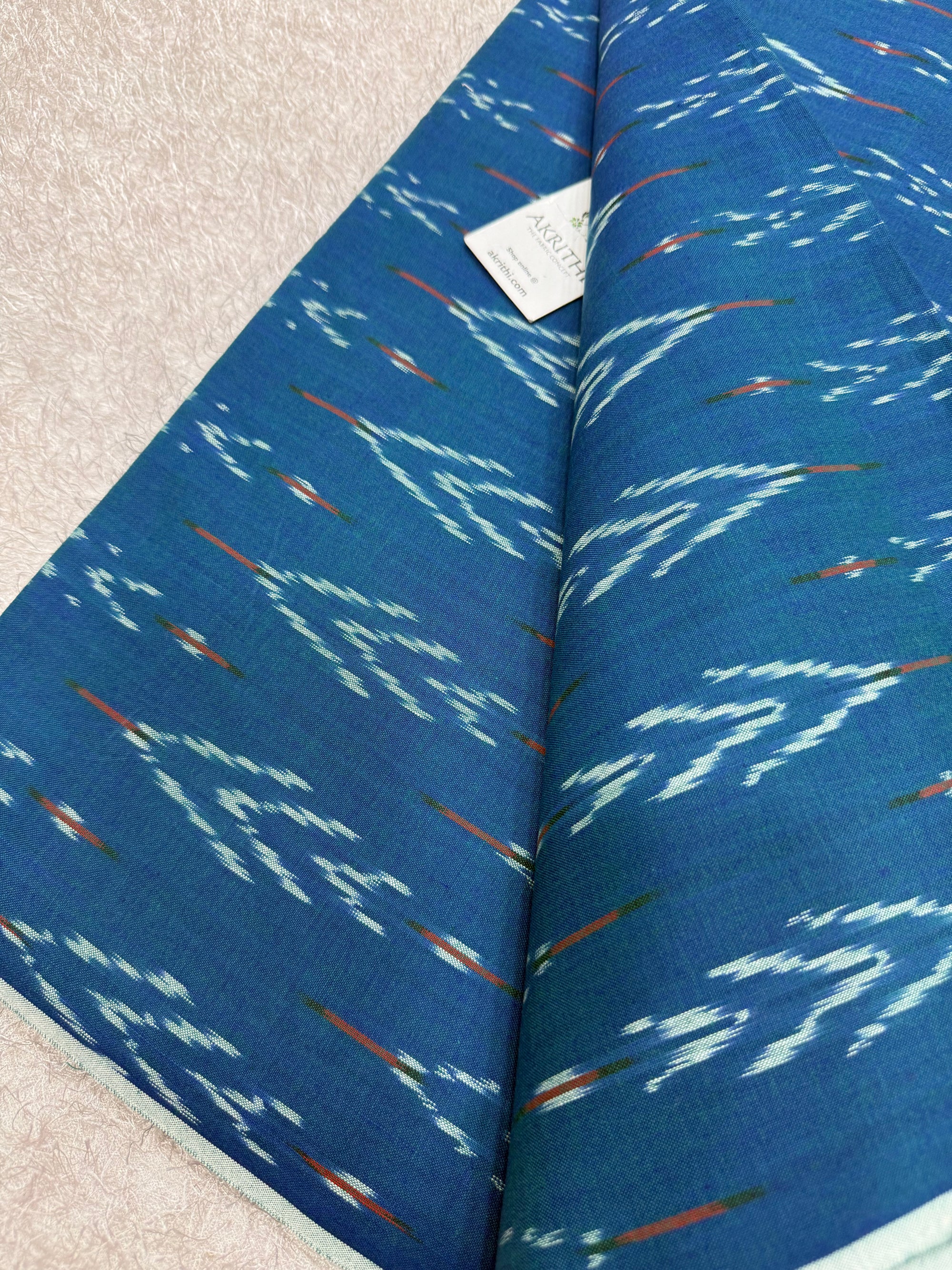 Pochampally Ikat pure cotton fabric