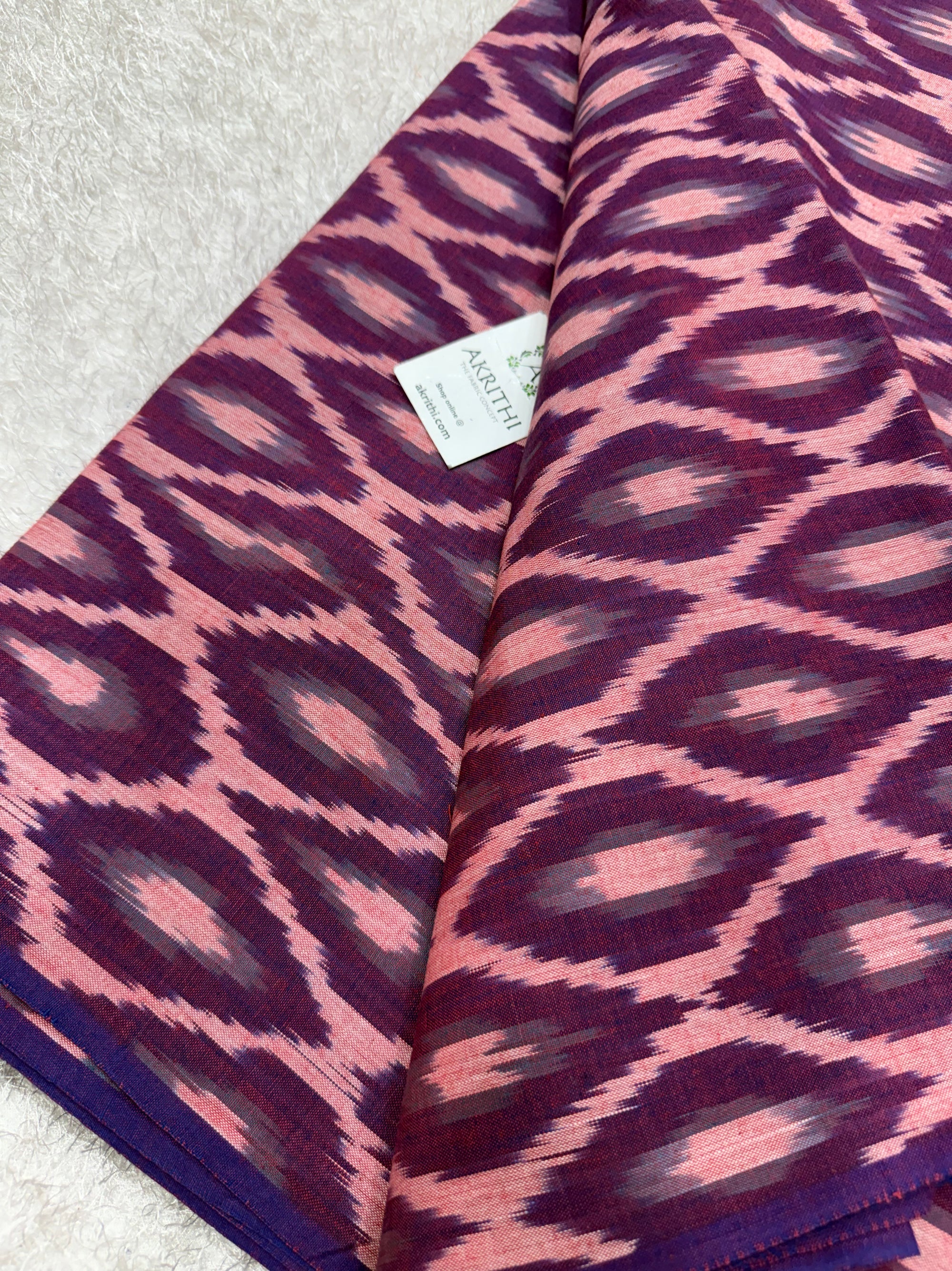 Pochampally Ikat pure cotton fabric