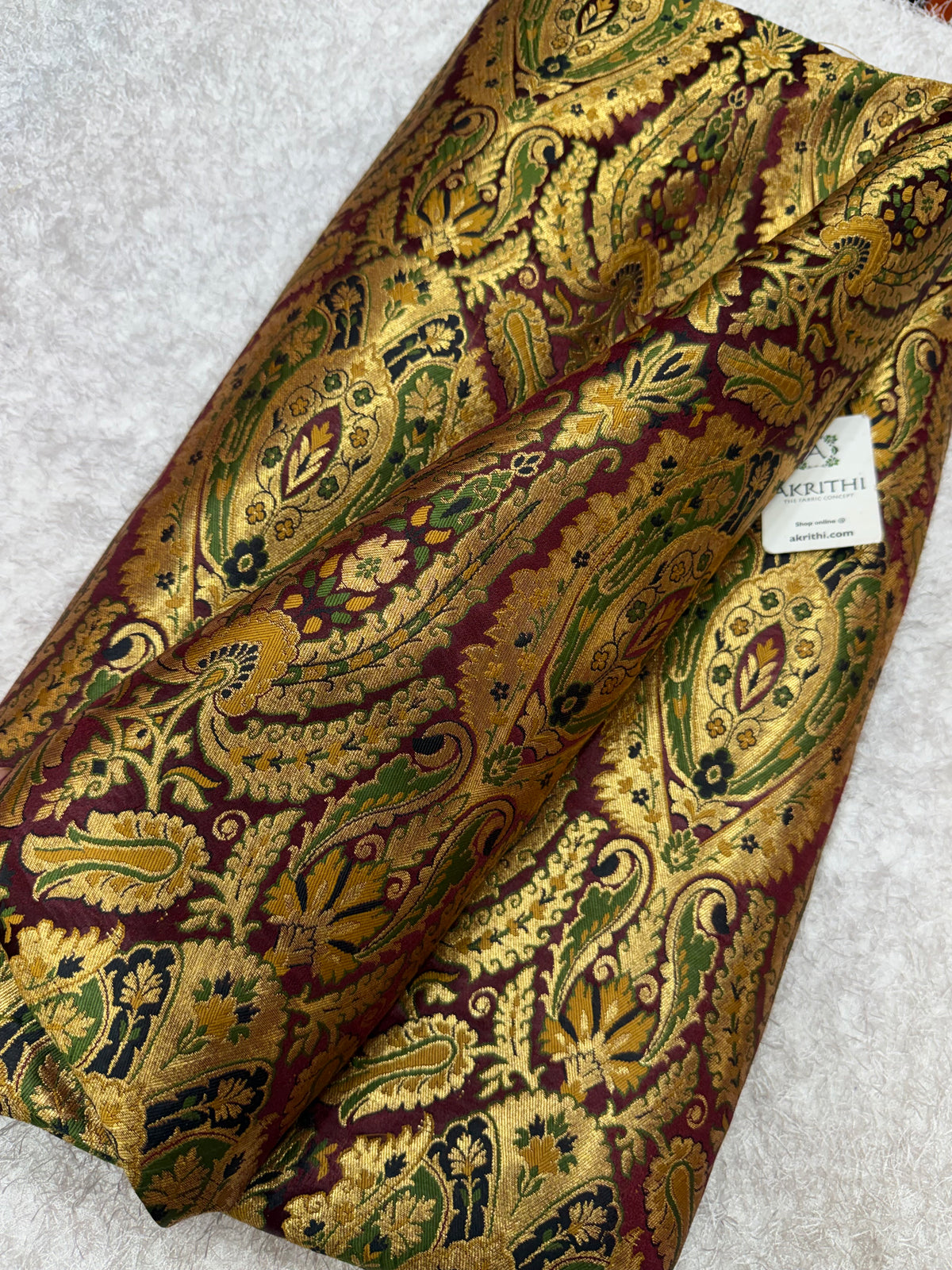 Pure Banarasi Kim khwab fabric
