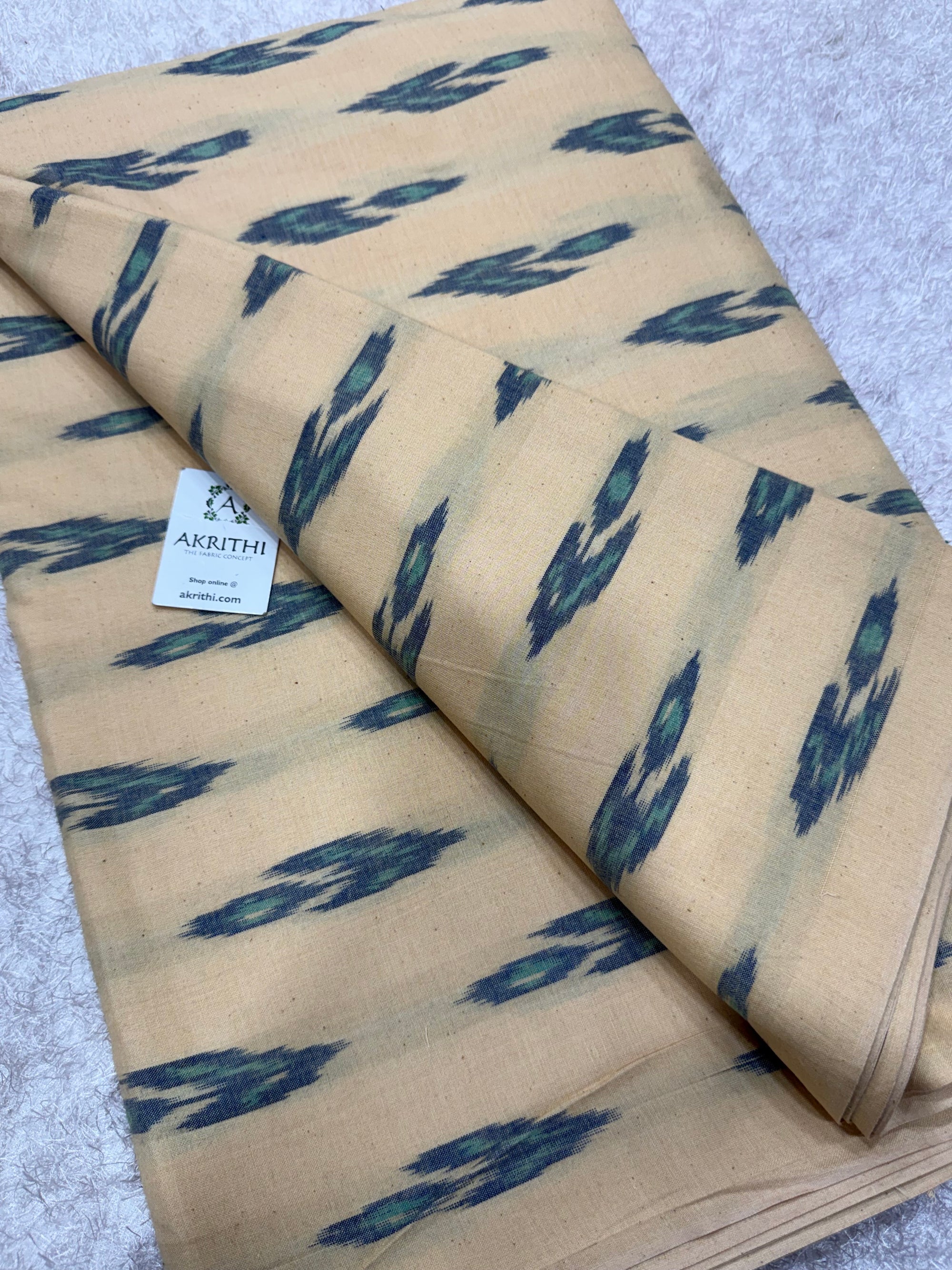 Pochampally Ikat pure cotton fabric