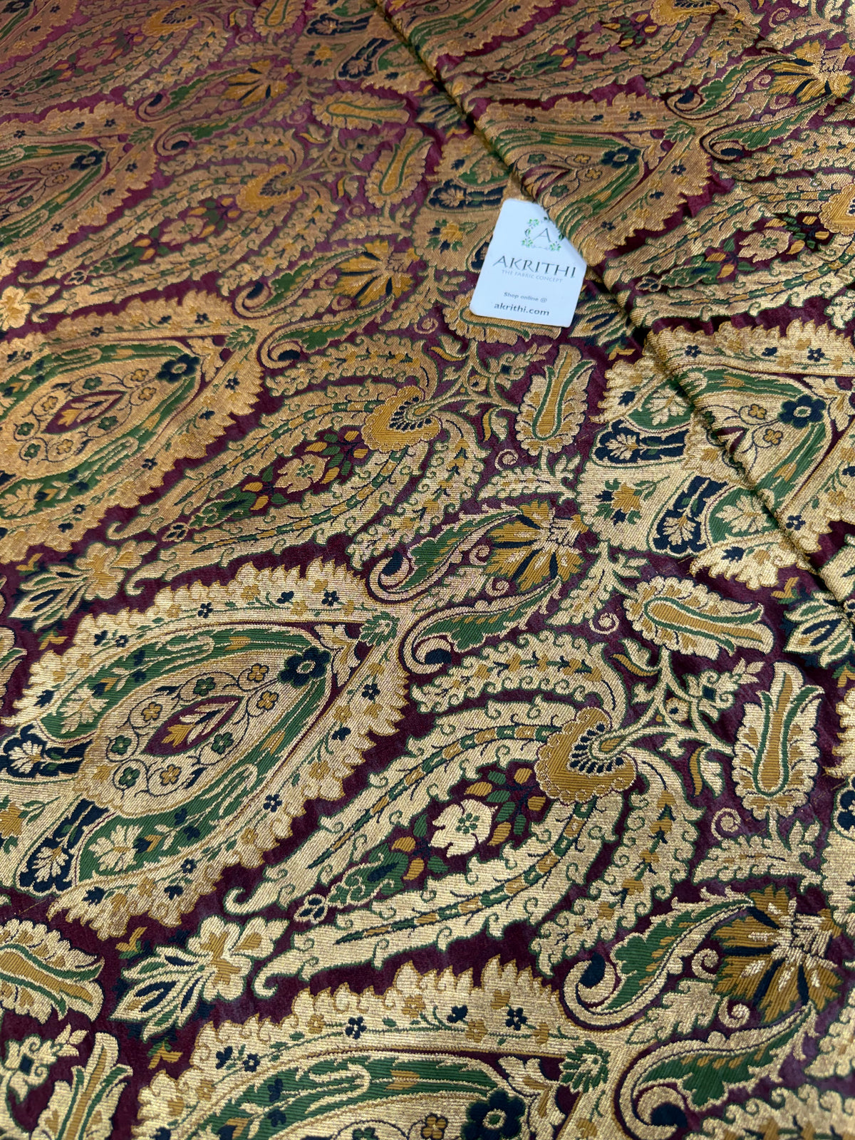 Pure Banarasi Kim khwab fabric