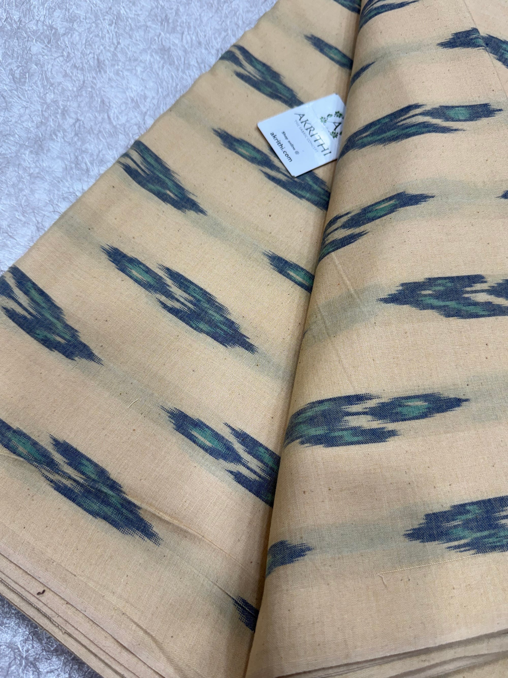 Pochampally Ikat pure cotton fabric