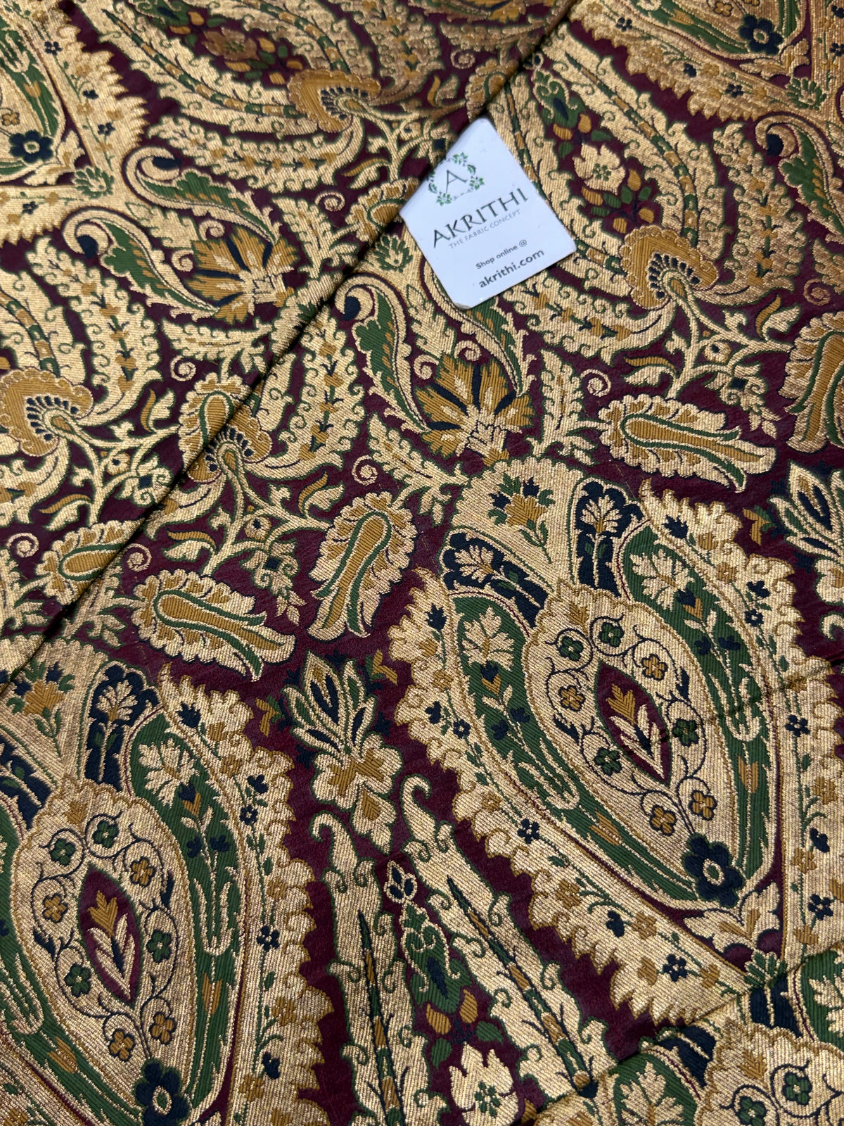 Pure Banarasi Kim khwab fabric