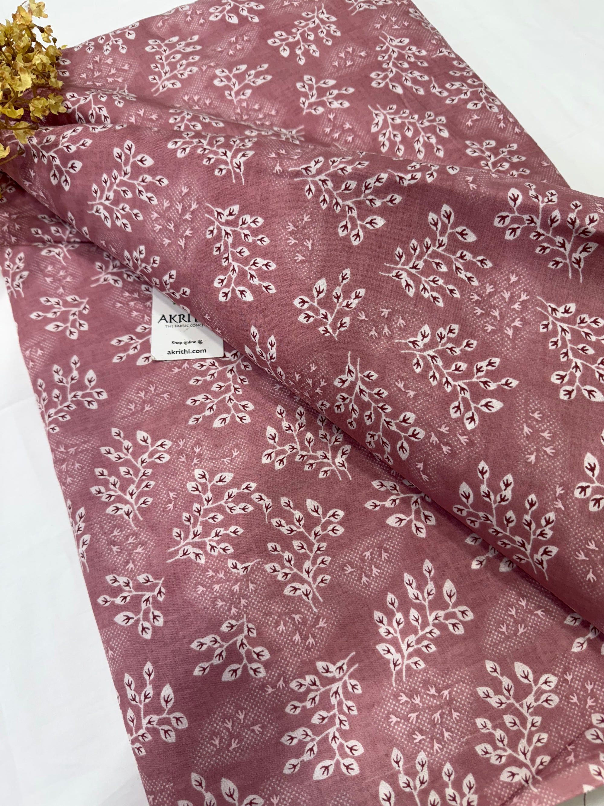 Printed pure cotton fabric