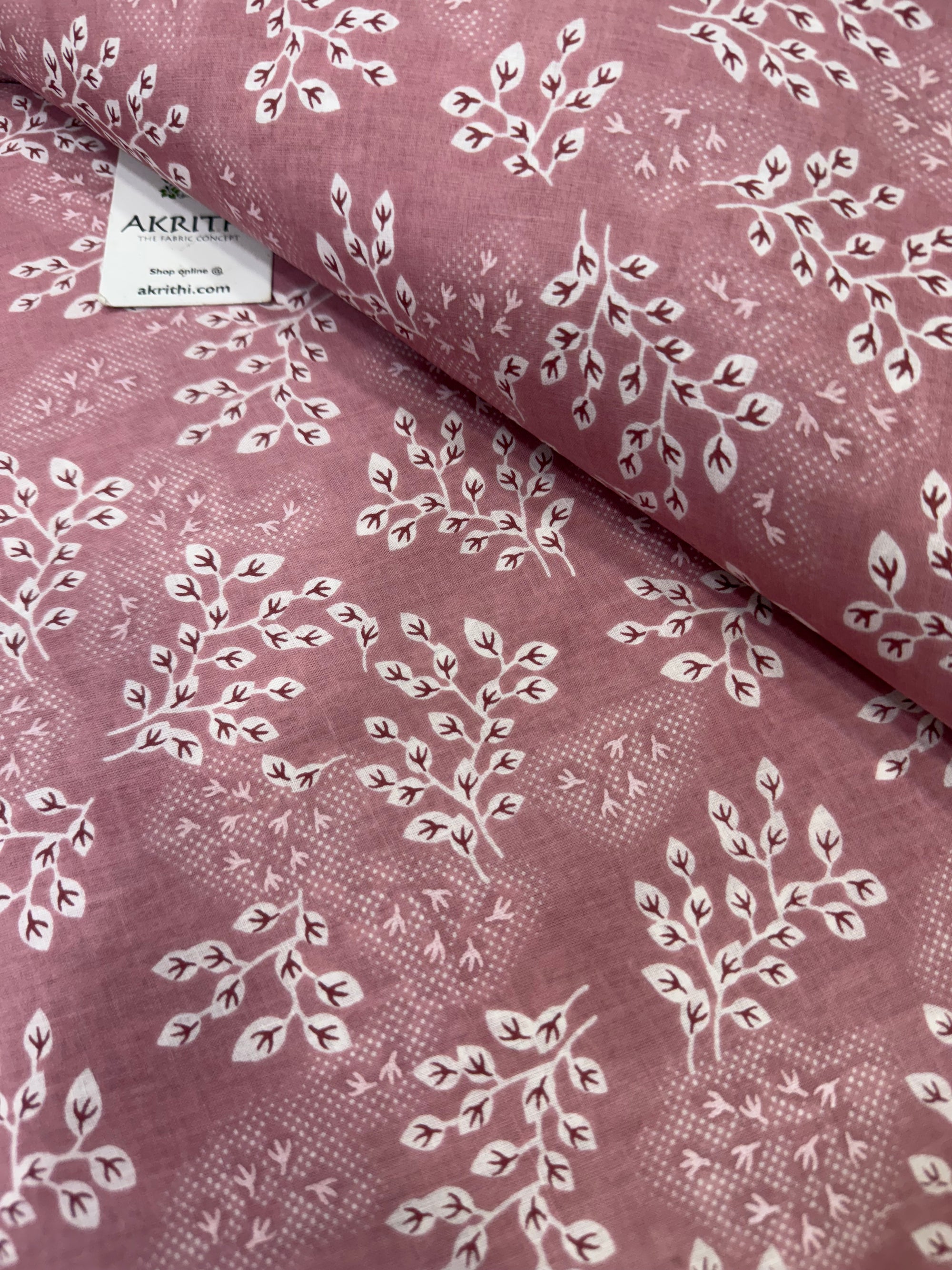 Printed pure cotton fabric