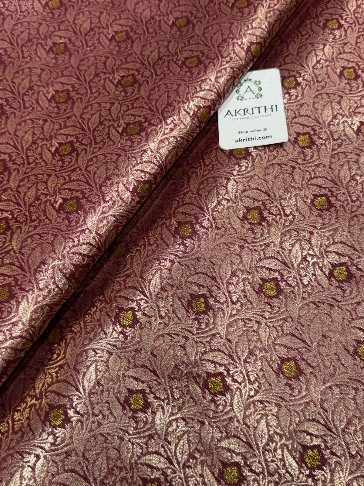 Banarasi meenakari pure dupion silk fabric